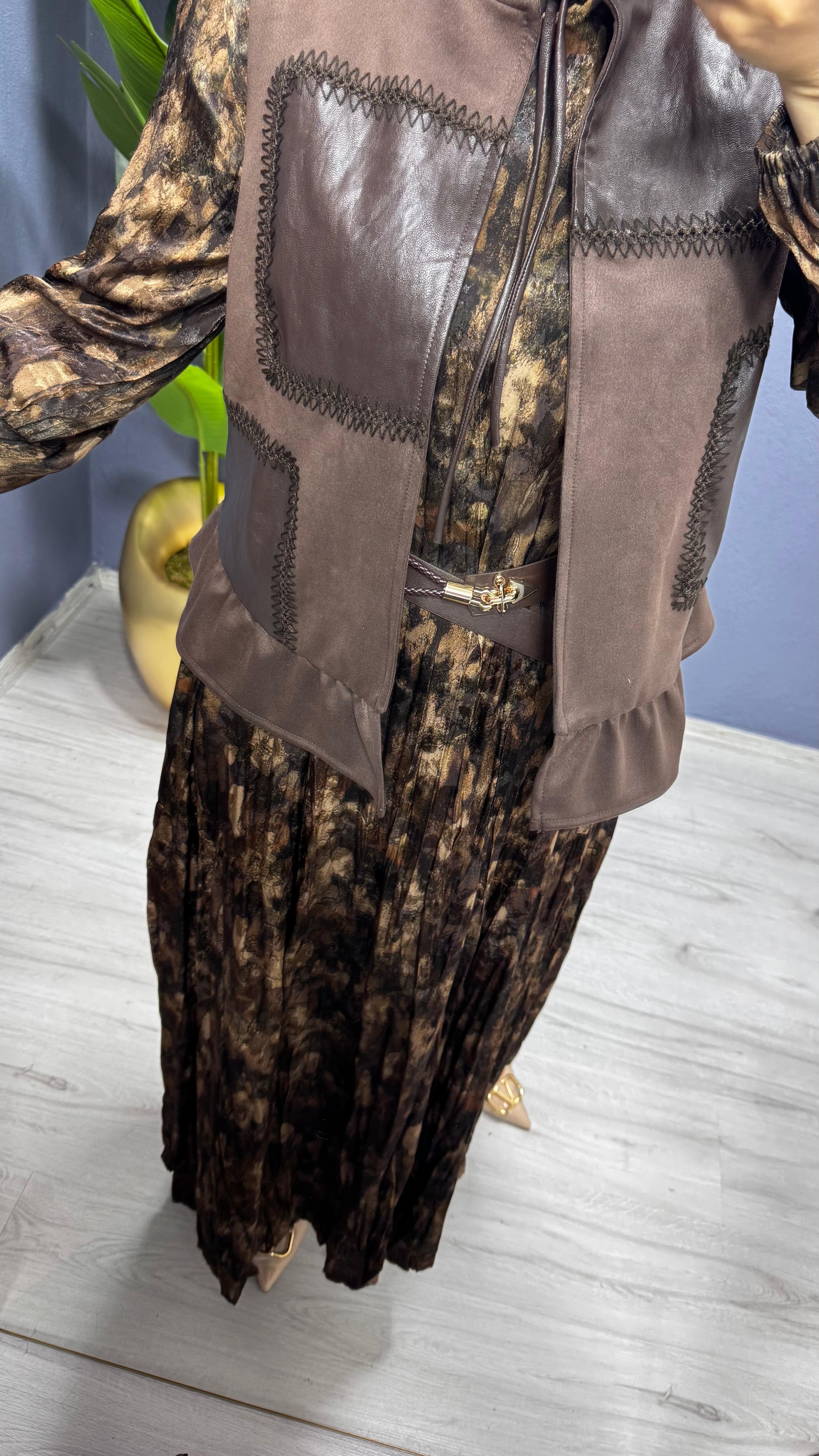 LissMore  Yelekli Elbise (6091)