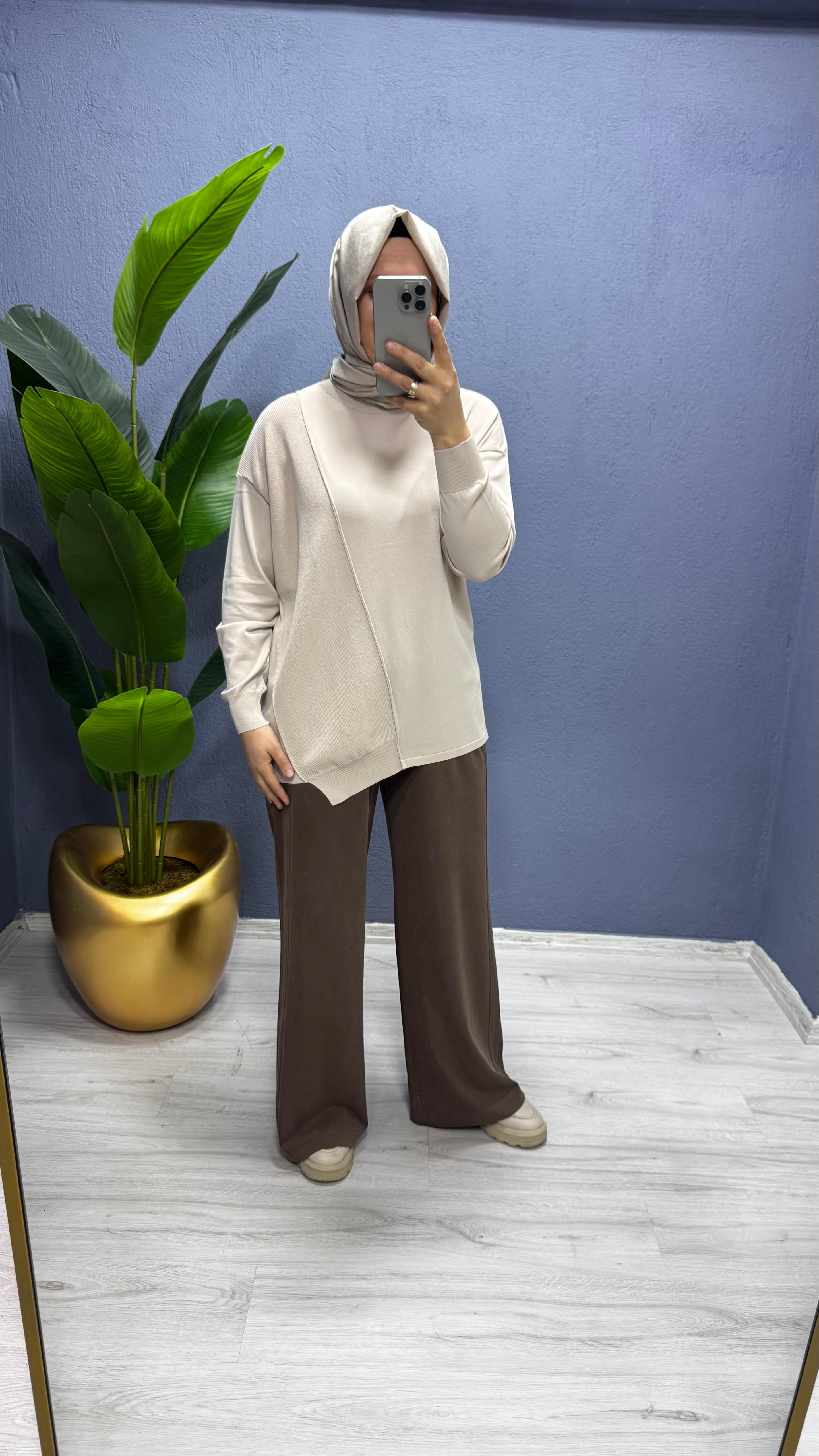 Sentez Doha Yanı Nevrülü  Pantolon (5622)