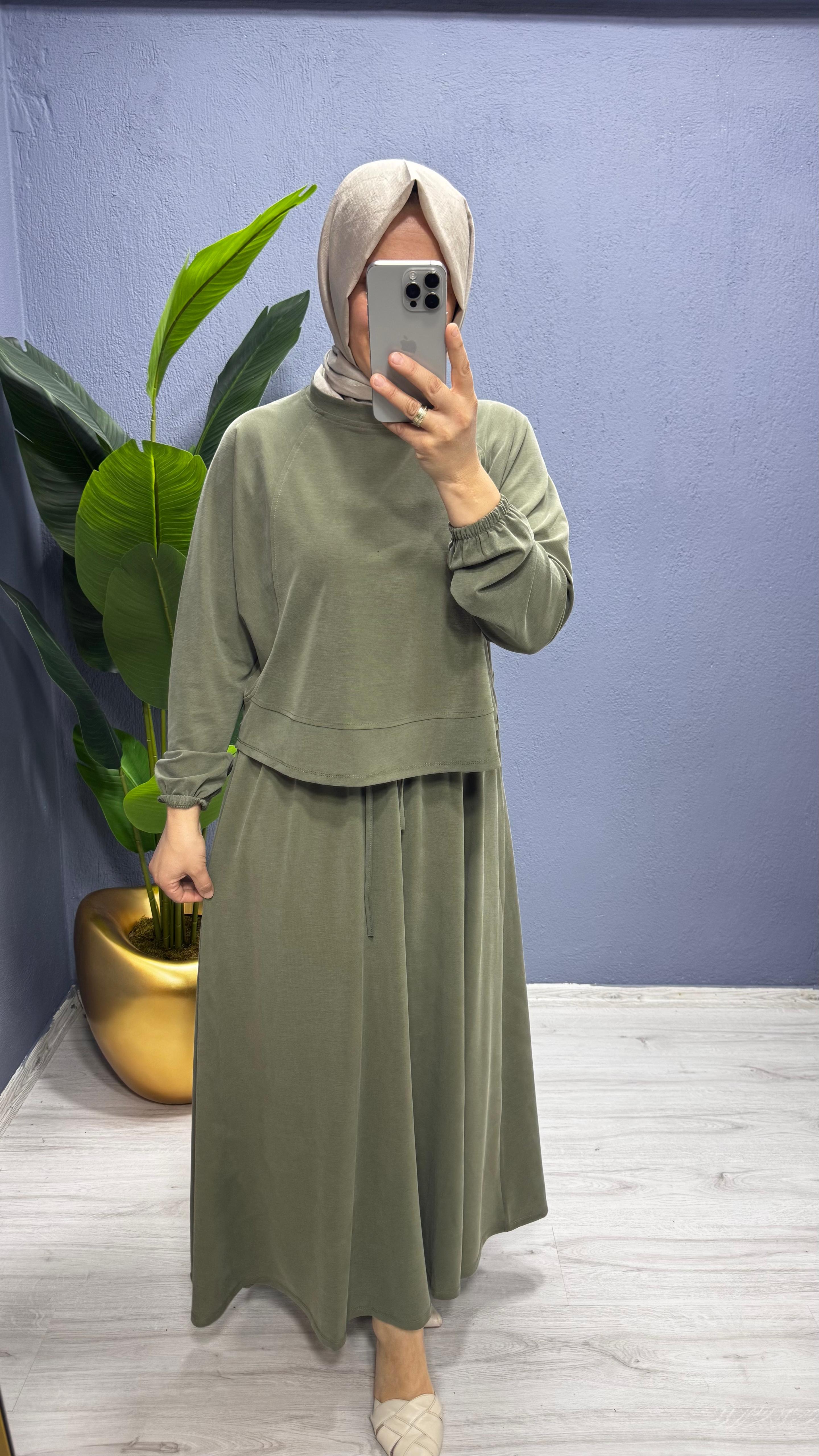 My Magazin Tensel Etekli Takım (7413)