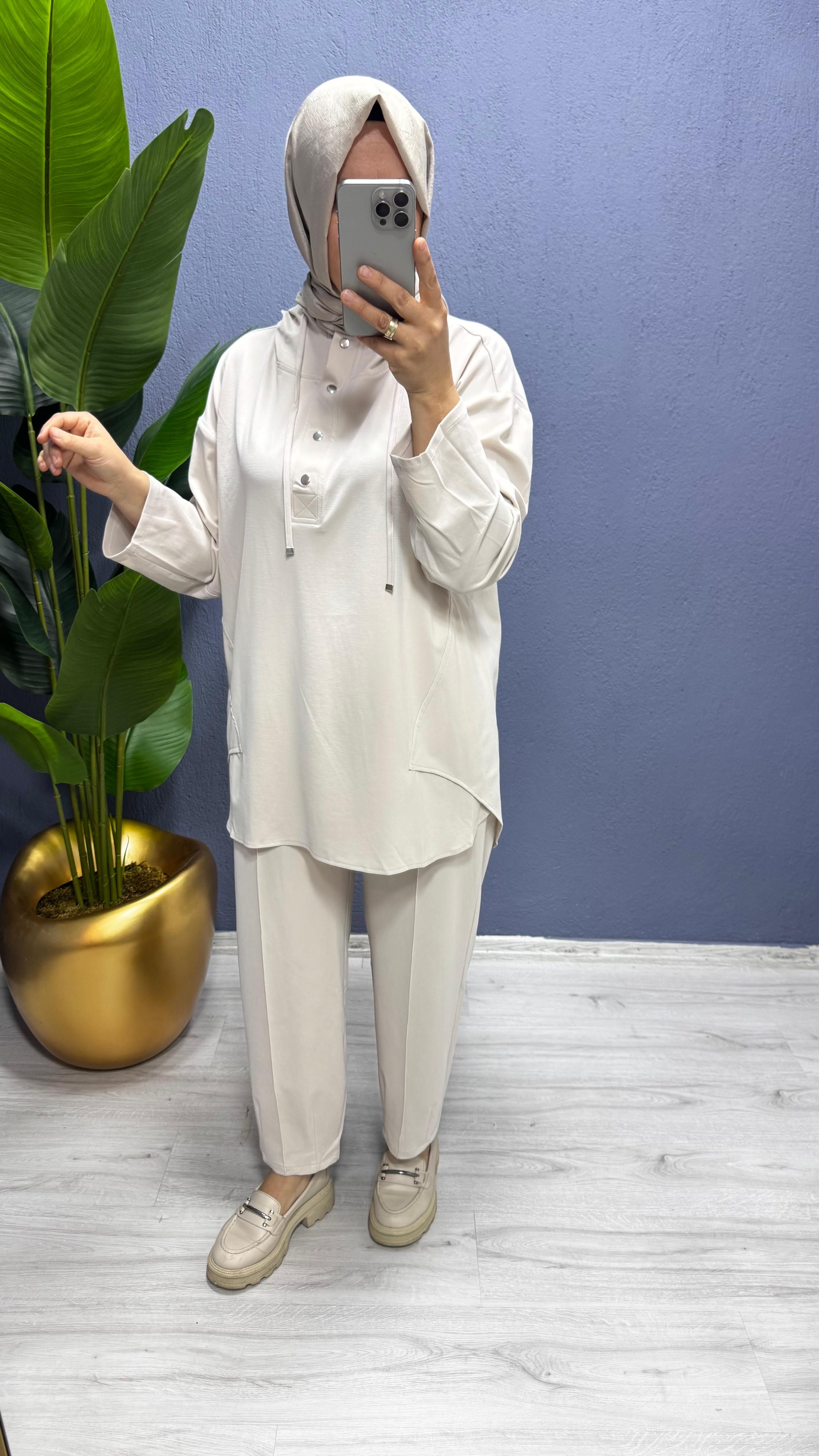 My MagazinTensel  Pantolonlu Takım (7416)