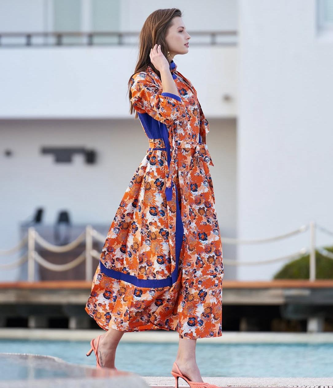 Misswhence  Elbise (33802 - Oranj