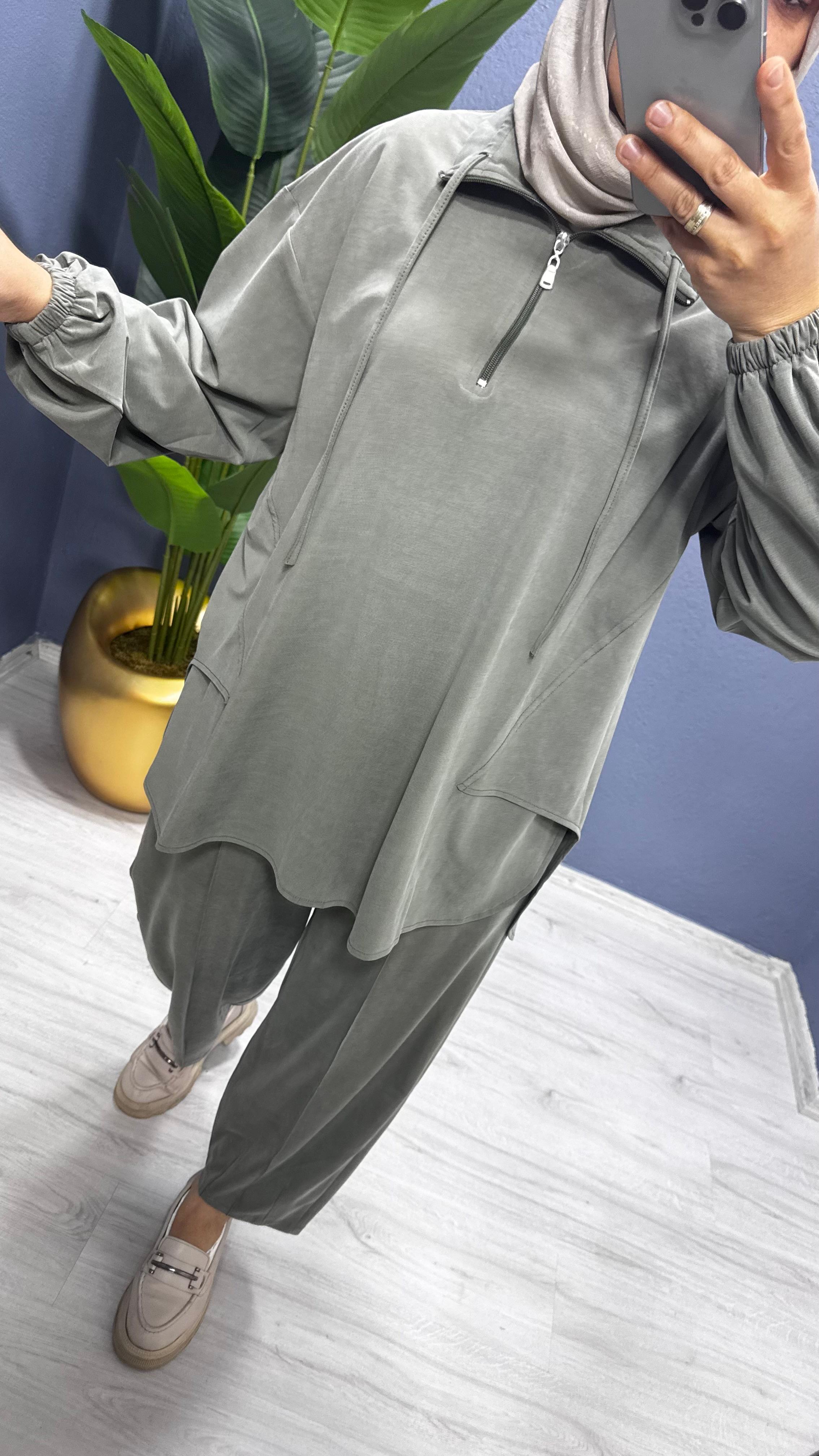 My Magazin Tensel Pantolonlu Takım (4397)