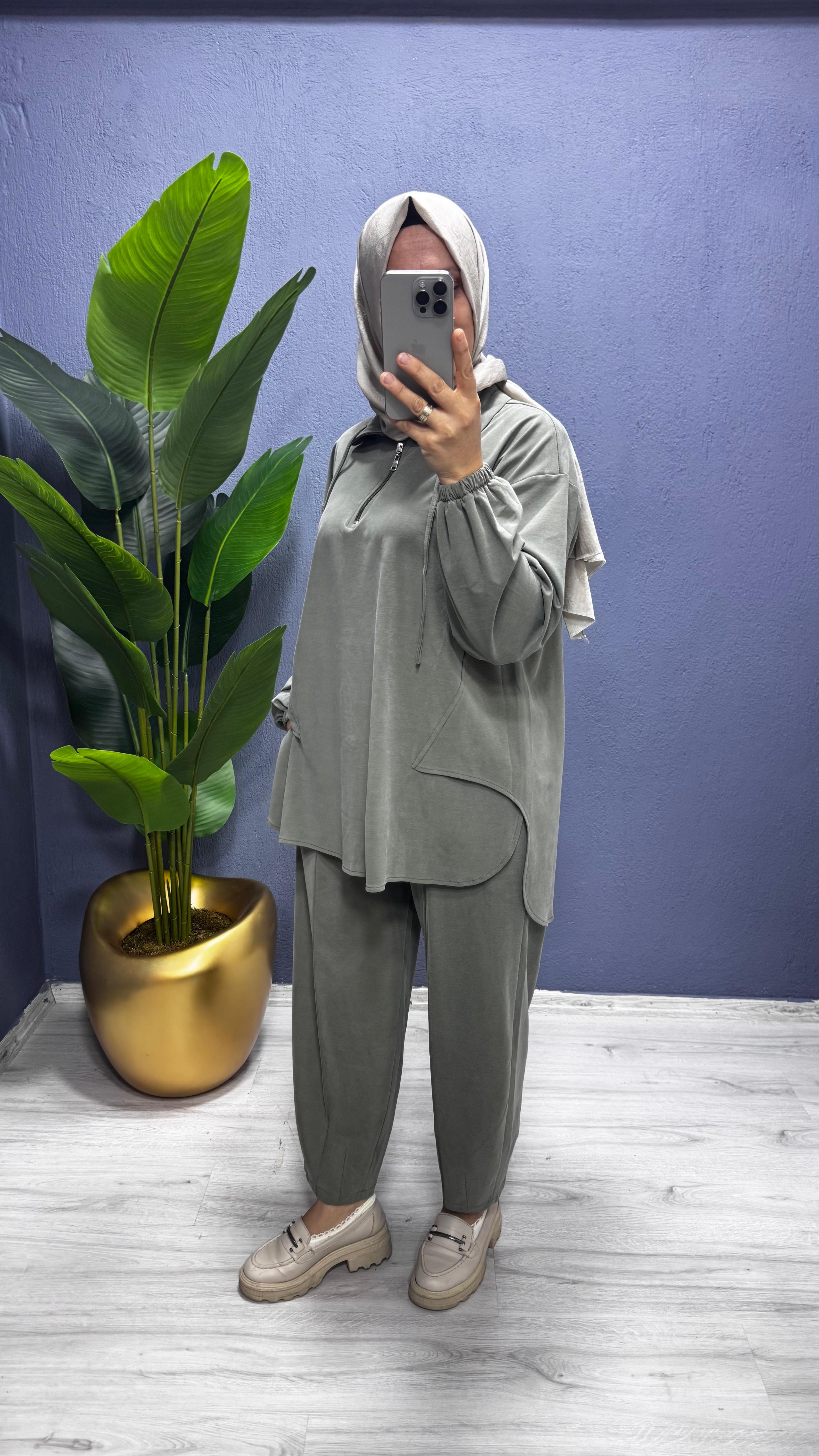 My Magazin Tensel Pantolonlu Takım (4397)