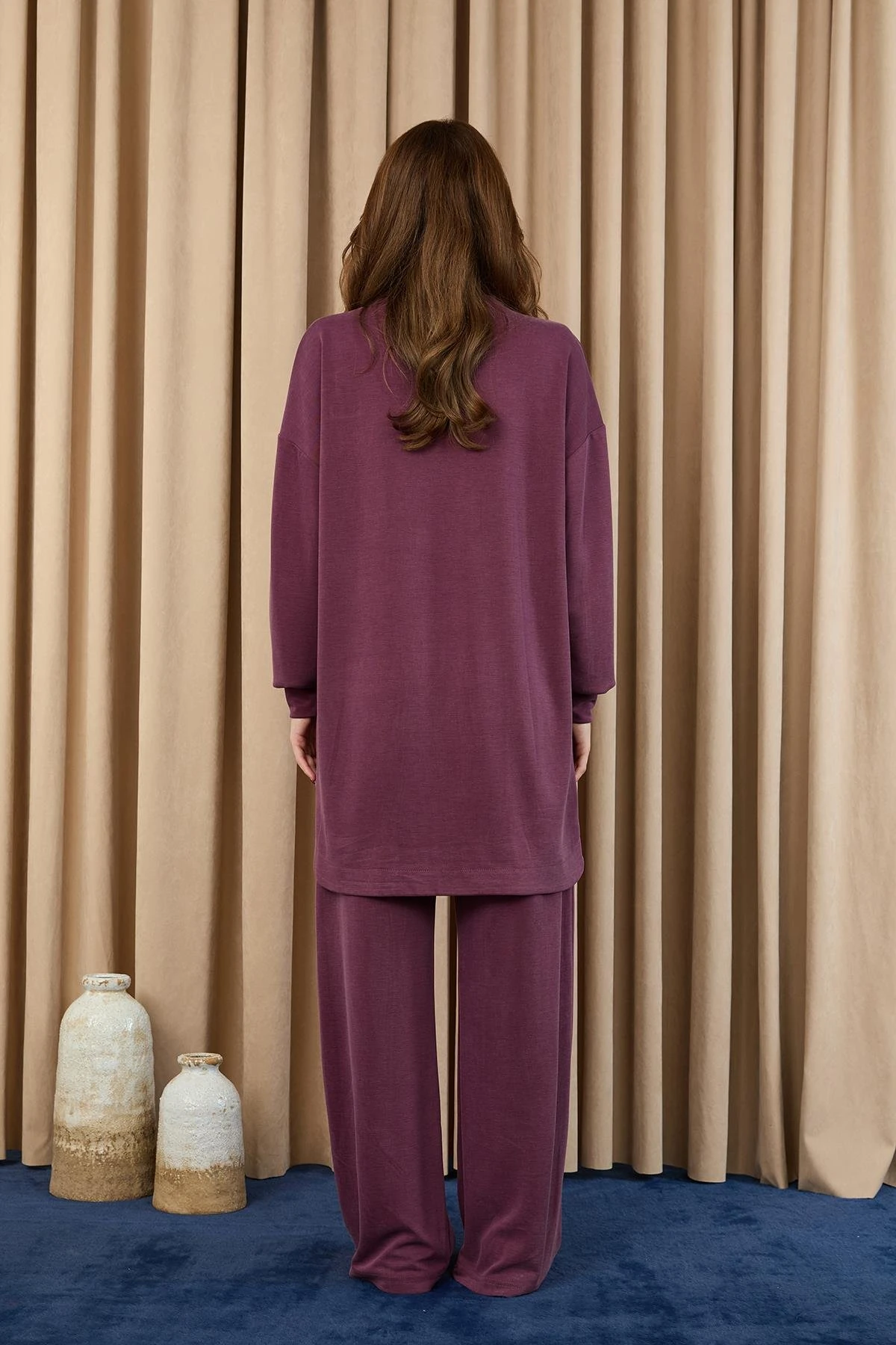 Puane Kadın Oversize Basic İkili Takım (14405)