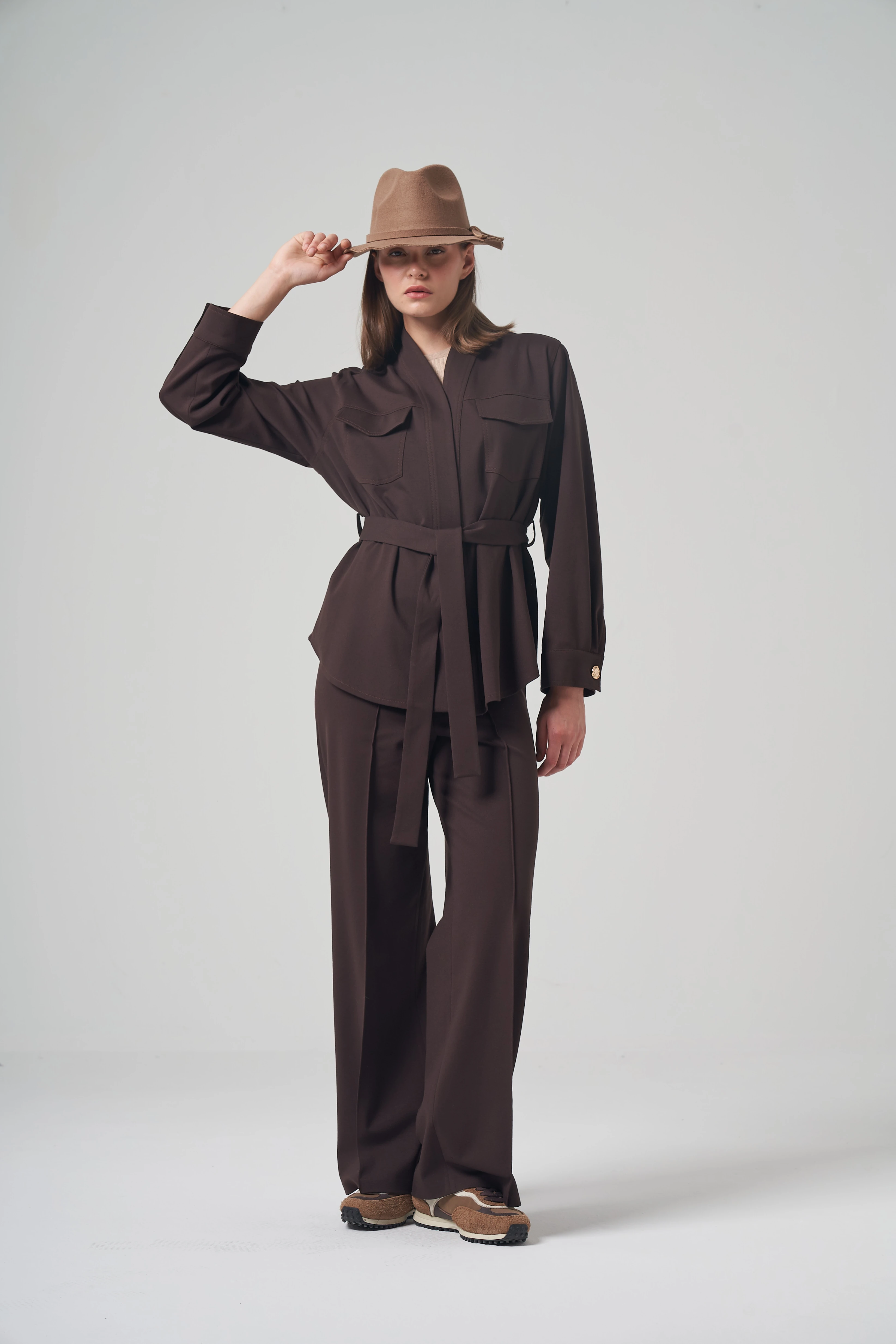 Ceremony Önü Açık Şal Yaka Ceket (w-6849)