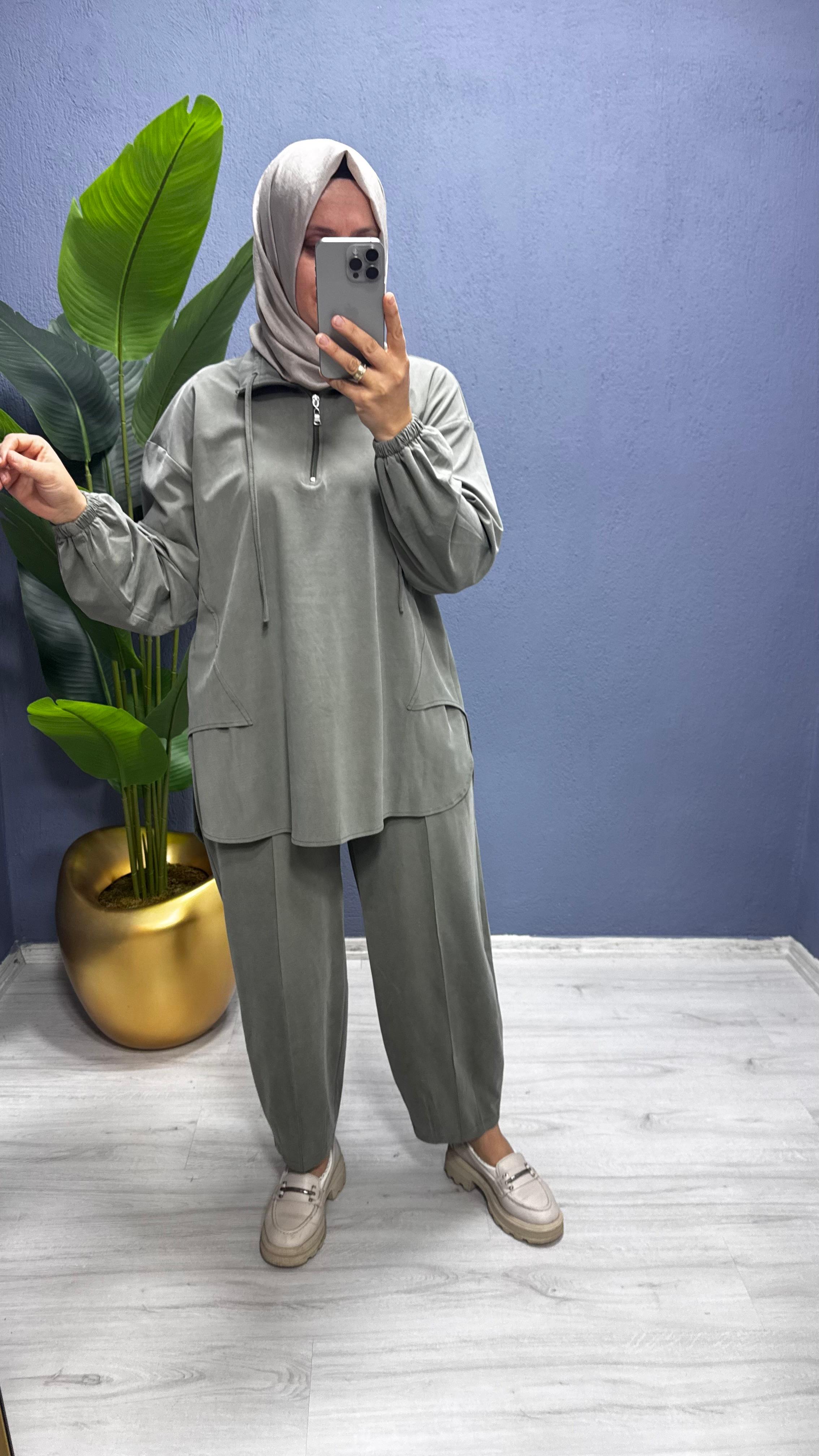 My Magazin Tensel Pantolonlu Takım (4397)