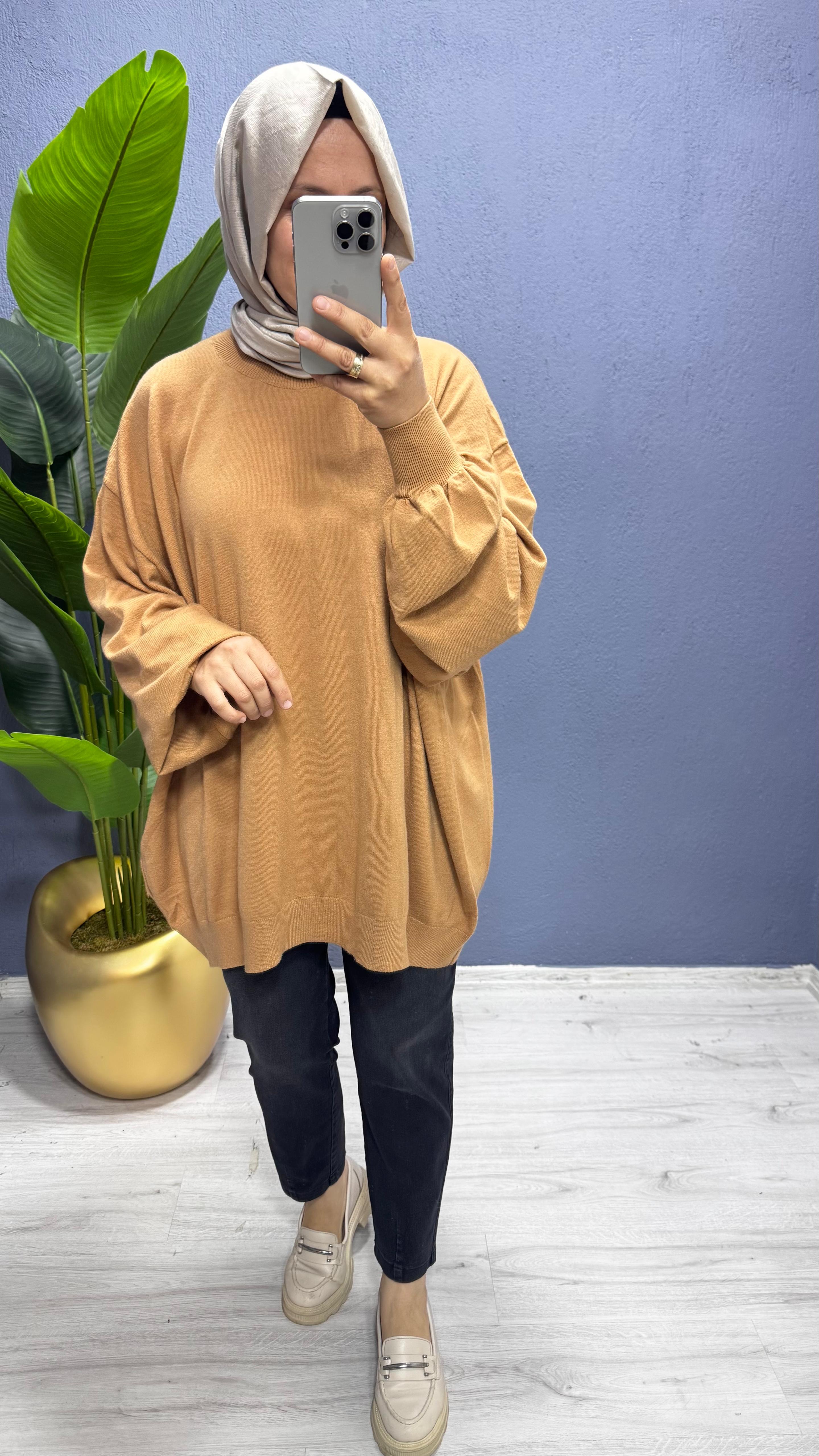 Ceremony İnci İşlemeli Yumoş Kısa Kazak 51100