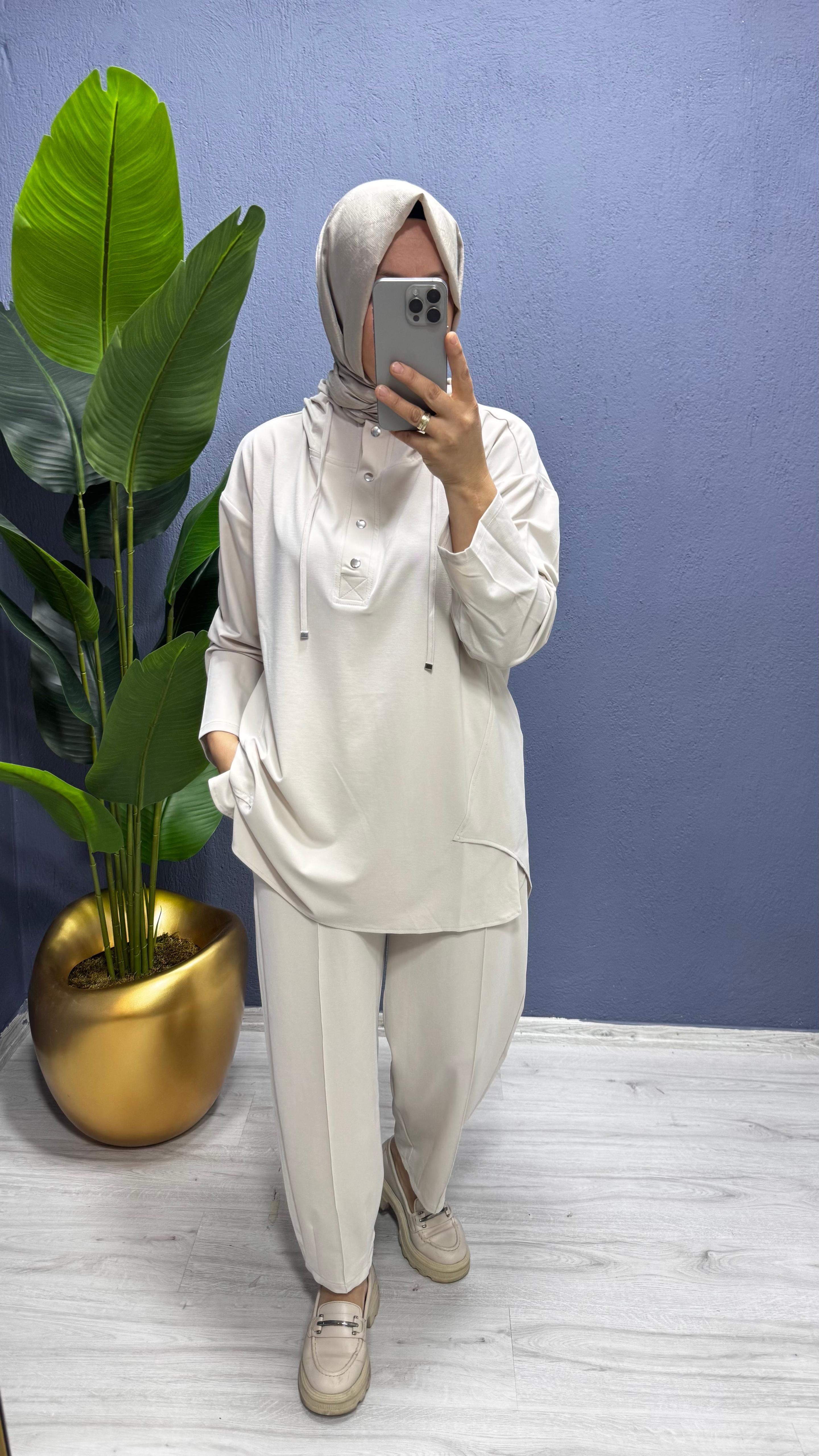 My MagazinTensel  Pantolonlu Takım (7416)