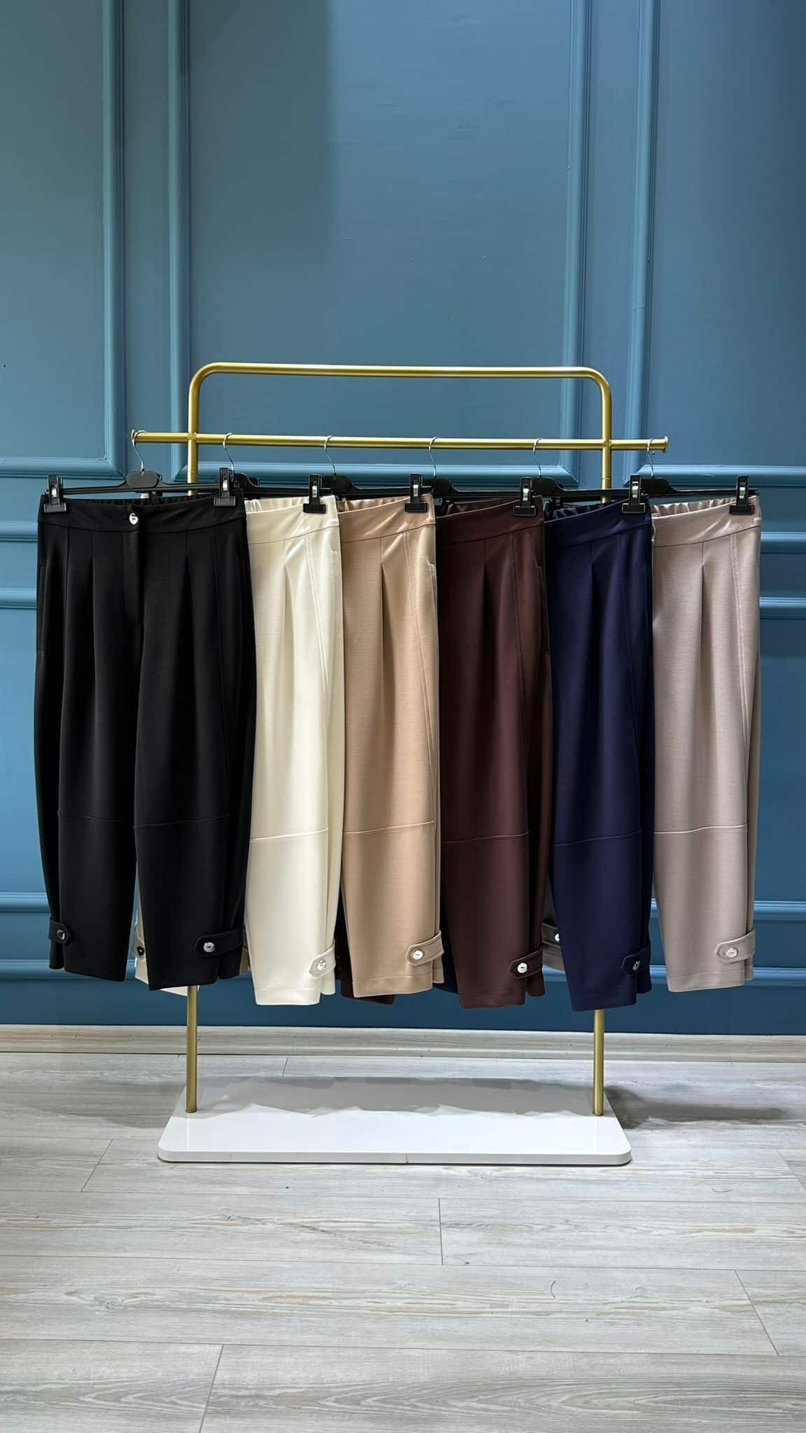 Sentez Apolet Detaylı Pantolon (5570)