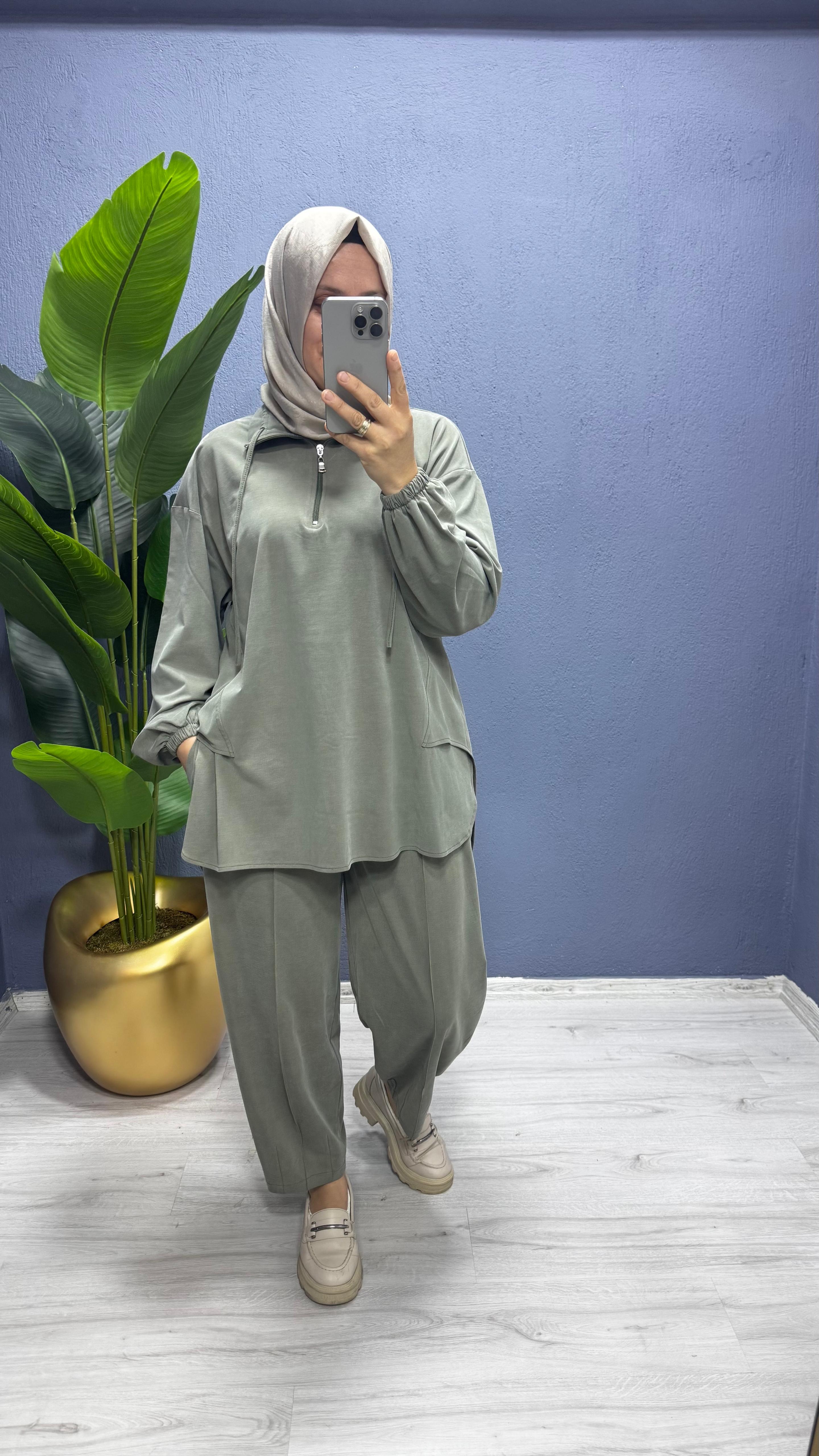 My Magazin Tensel Pantolonlu Takım (4397)