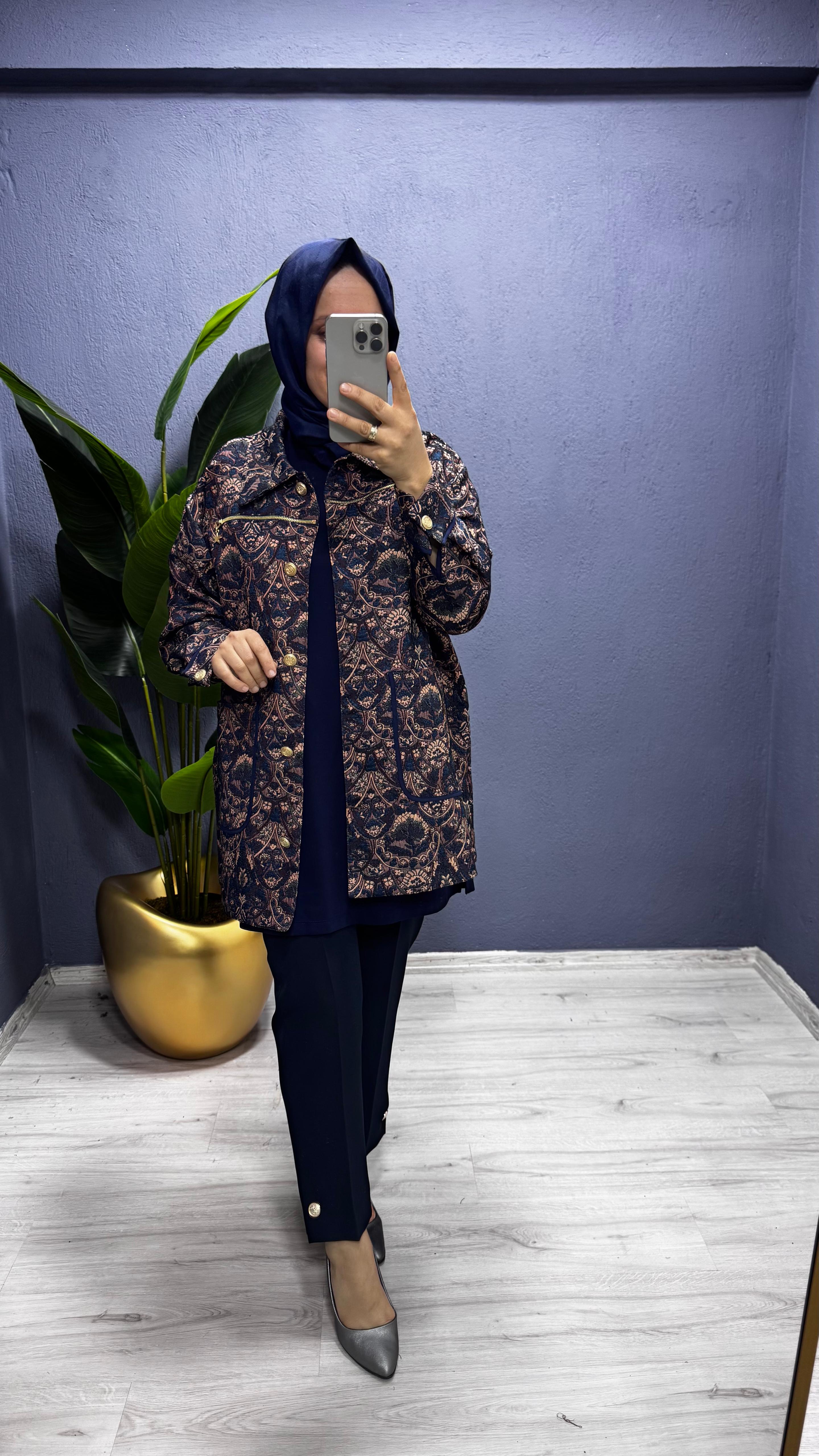 Sentez Paradise Paça Düğme Pantolon (5566)