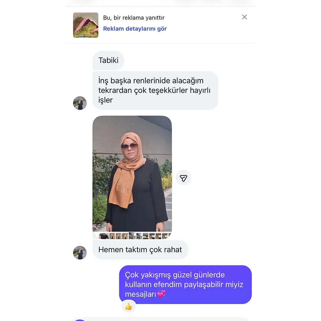 Şal ve eşarp müşteri memnuniyeti 8