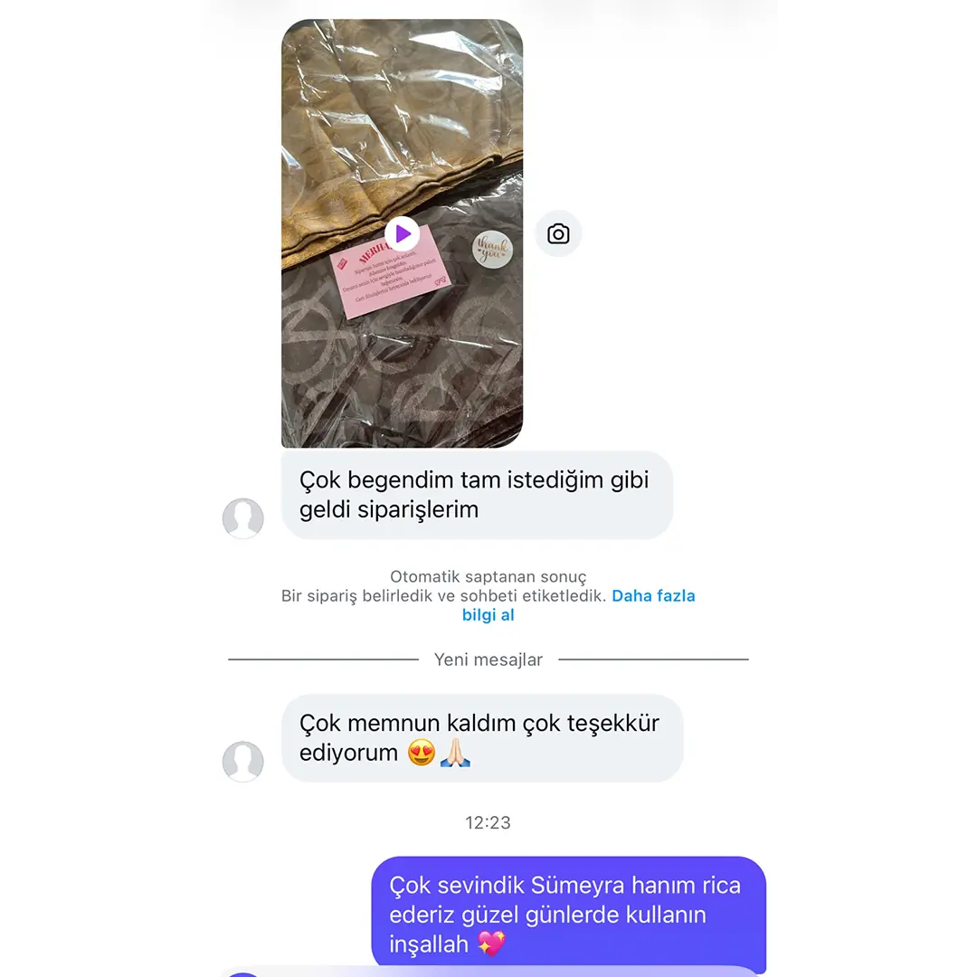 Şal ve eşarp müşteri memnuniyeti 7