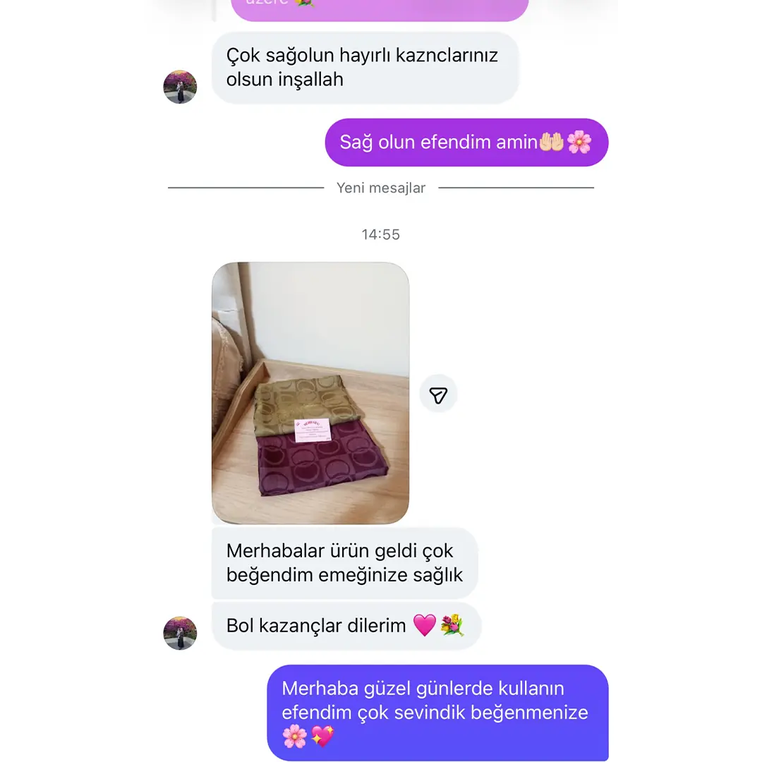Şal ve eşarp müşteri memnuniyeti 1