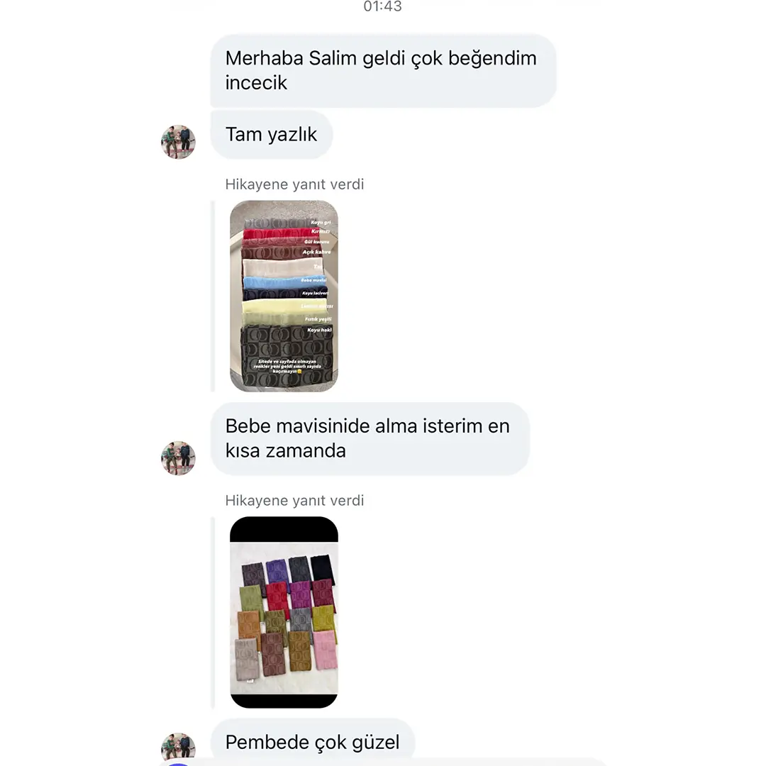 Şal ve eşarp müşteri memnuniyeti 12