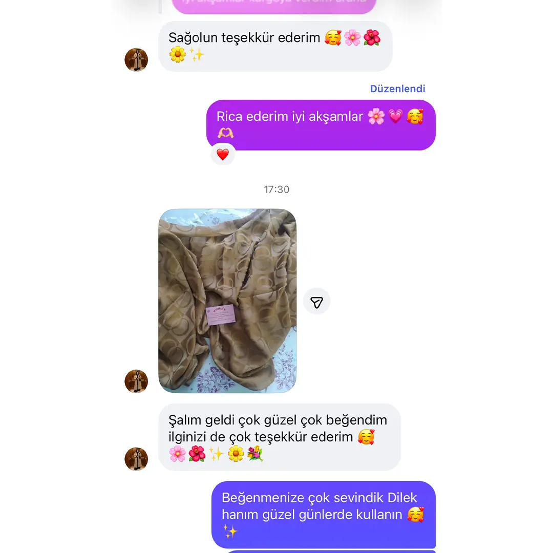 Şal ve eşarp müşteri memnuniyeti 18