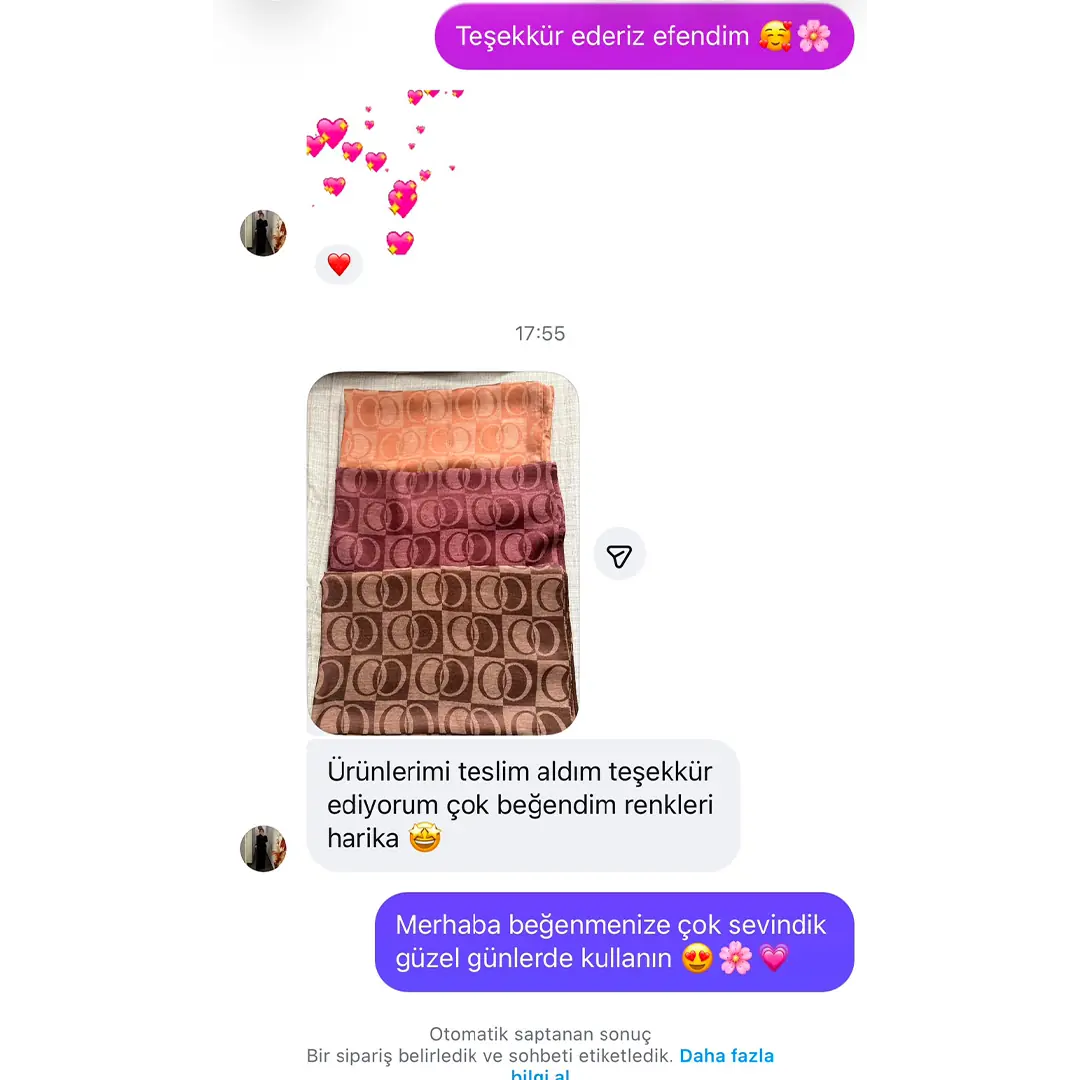 Şal ve eşarp müşteri memnuniyeti 6