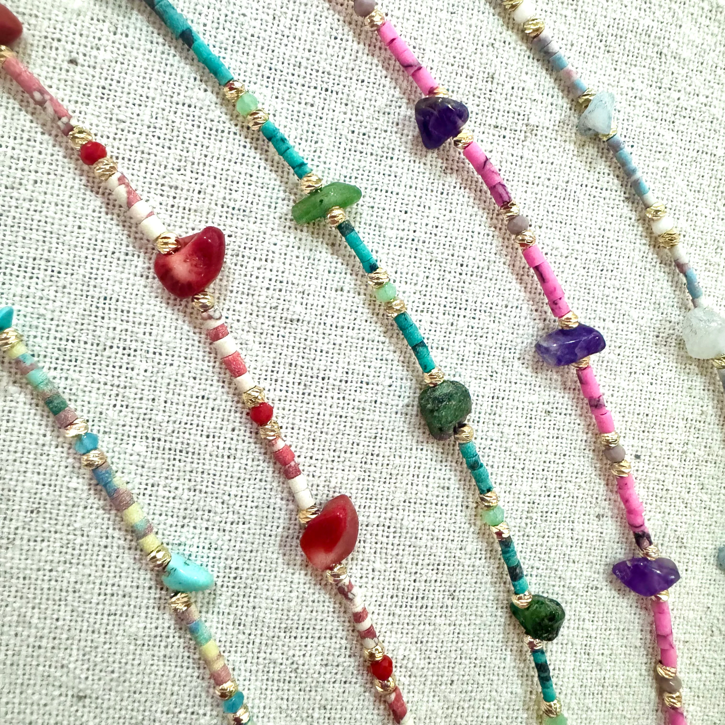 Doğal Taş Minimal Bileklik