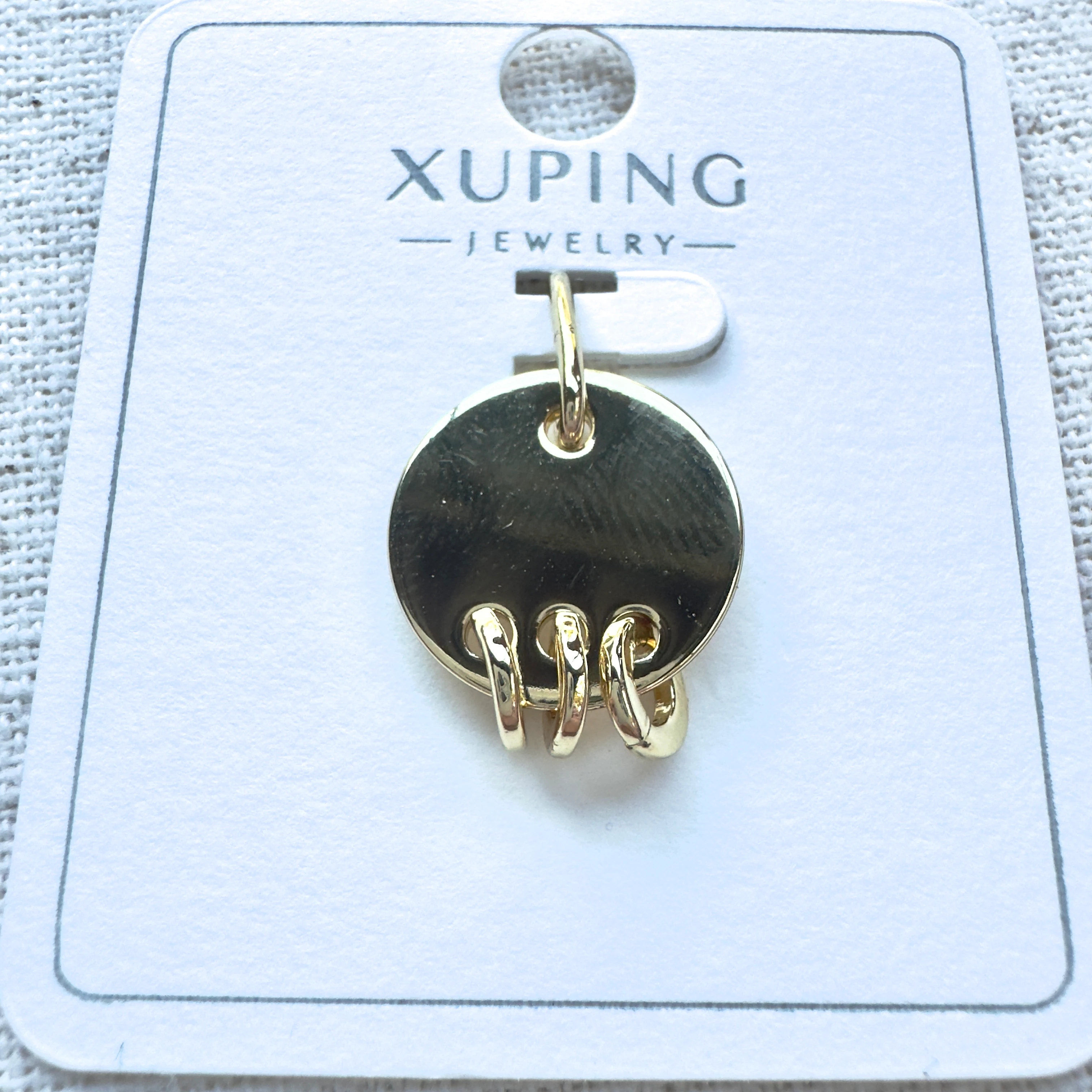 Halkalı Plaka Kolye Ucu