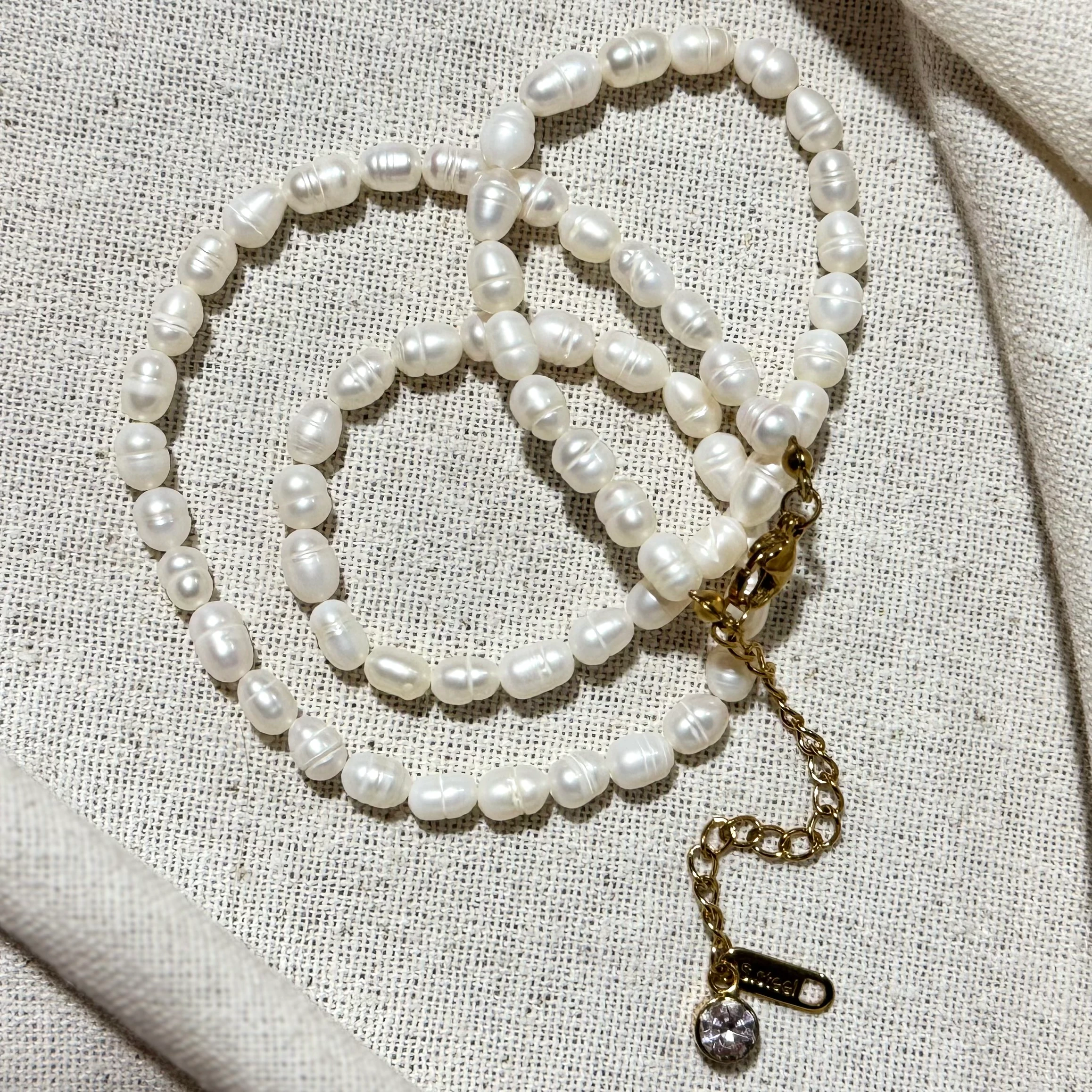 Doğal İnci Minimal Basic Kolye