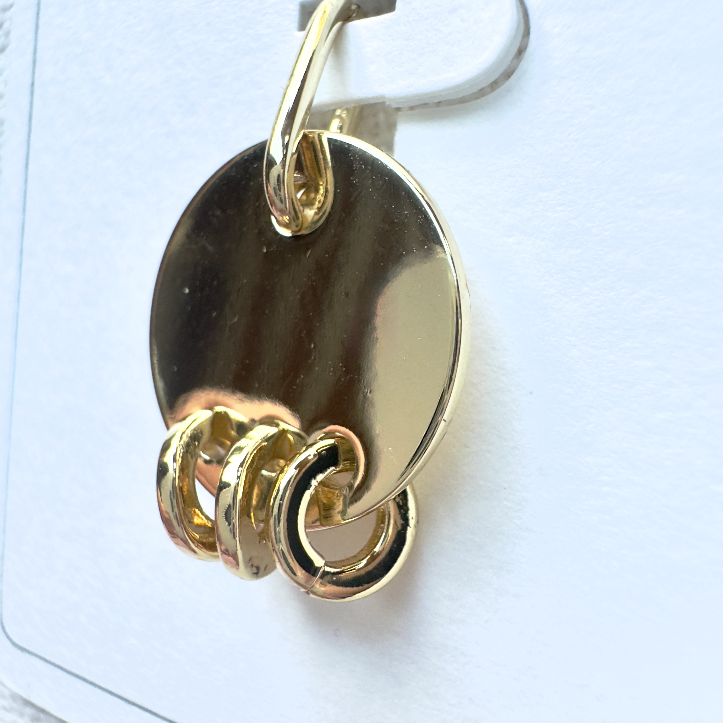 Halkalı Plaka Kolye Ucu