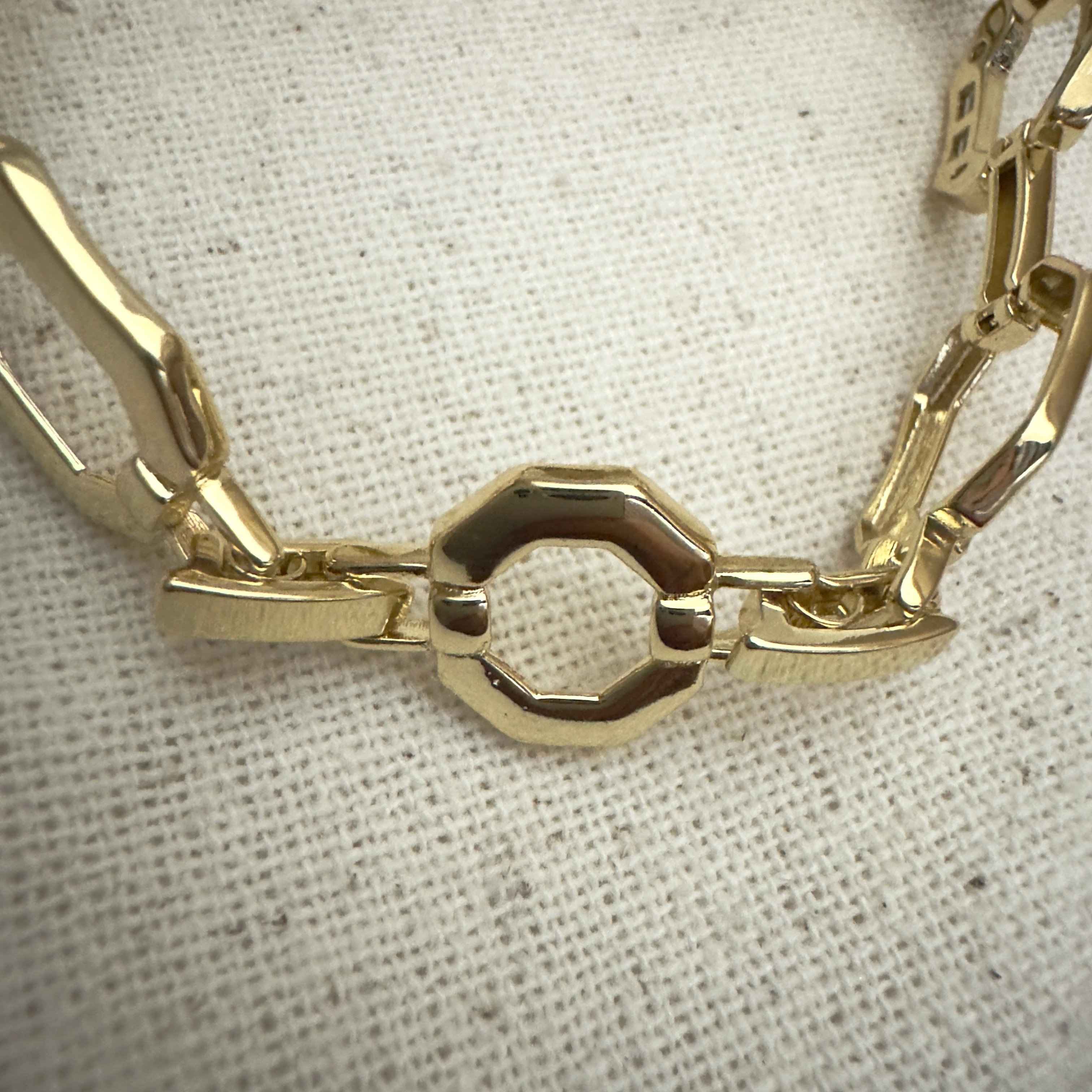 Mini Baget Taşlı Tasarım Bileklik