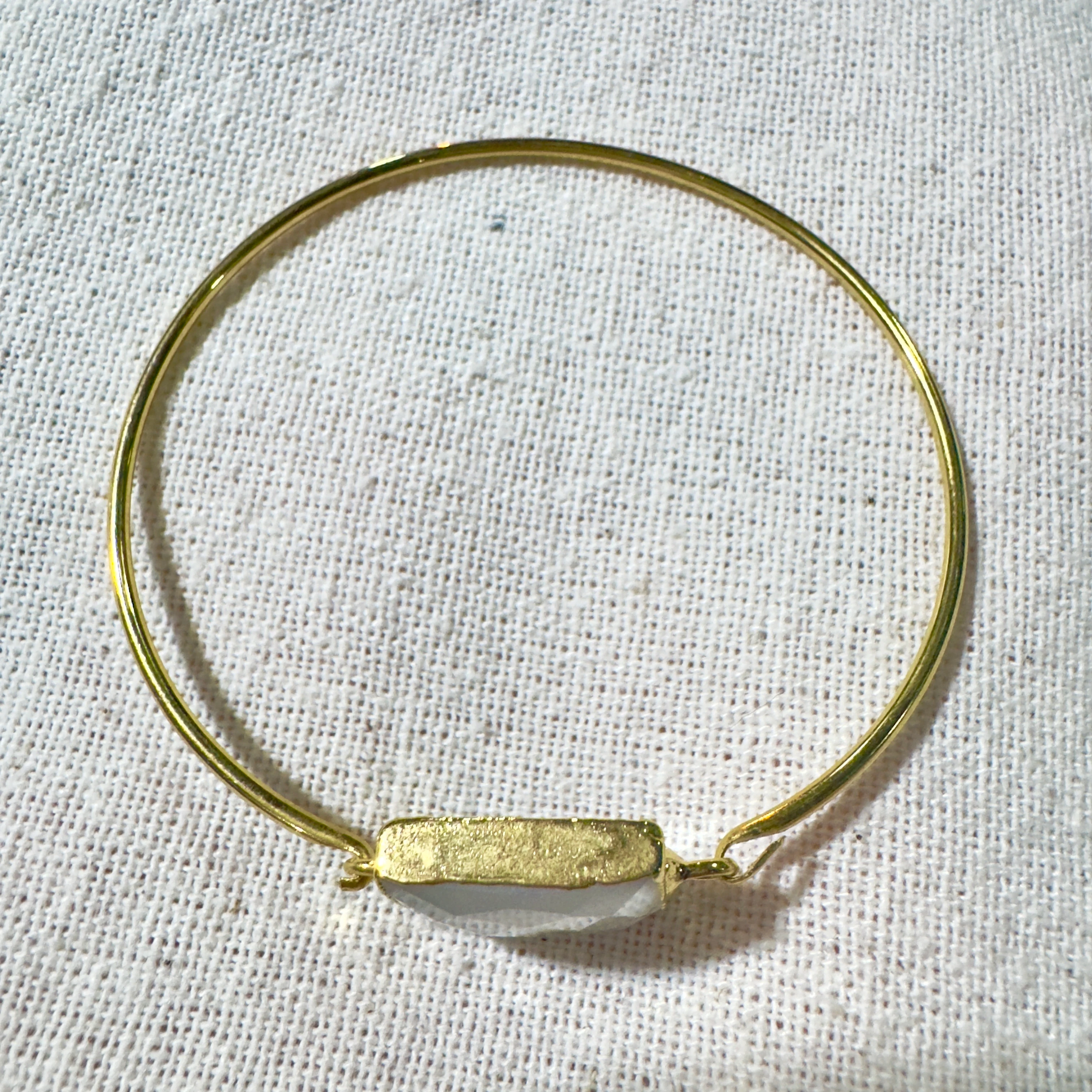 Doğal Taş Çelik Bilezik