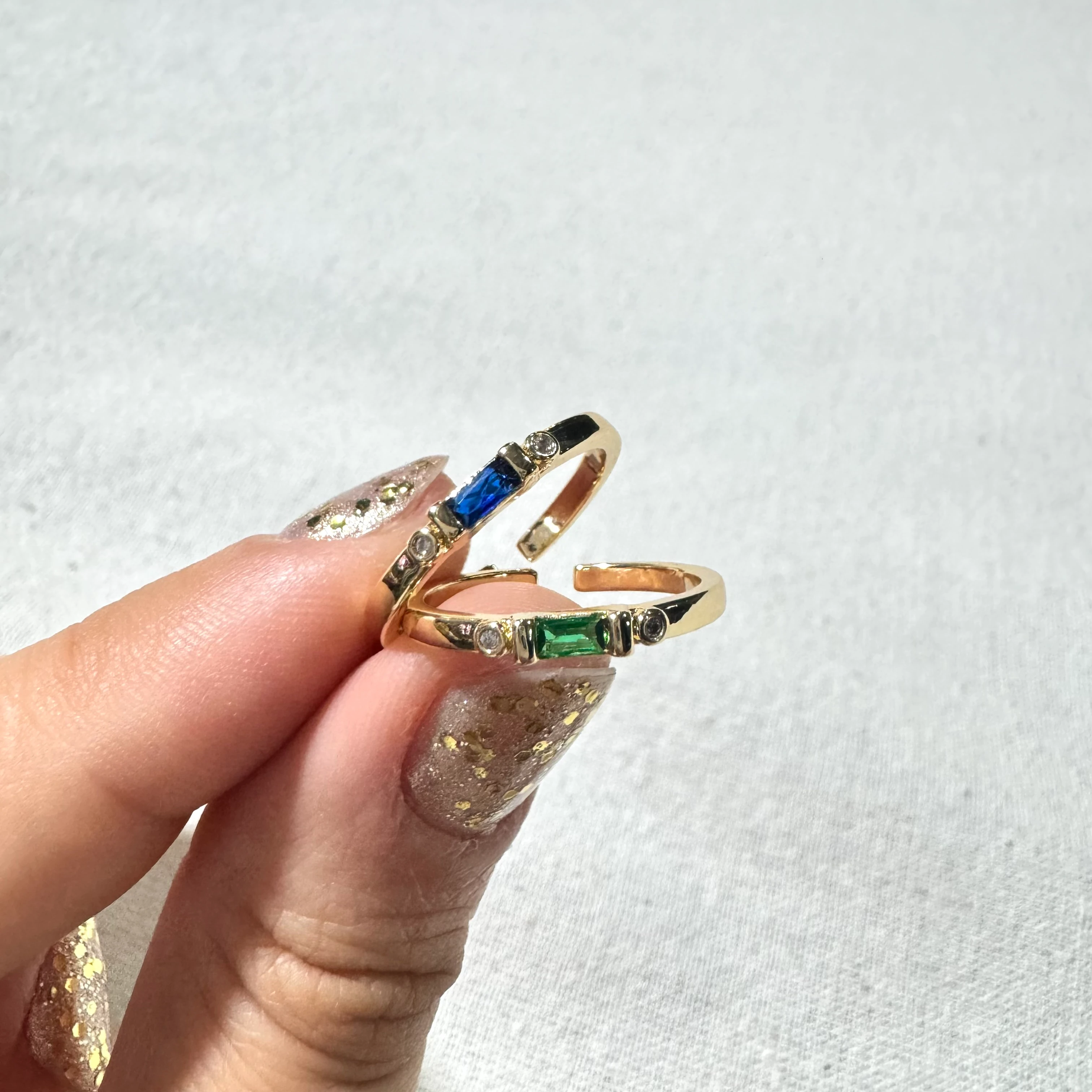 Baget Taşlı Serçe & Eklem Yüzük