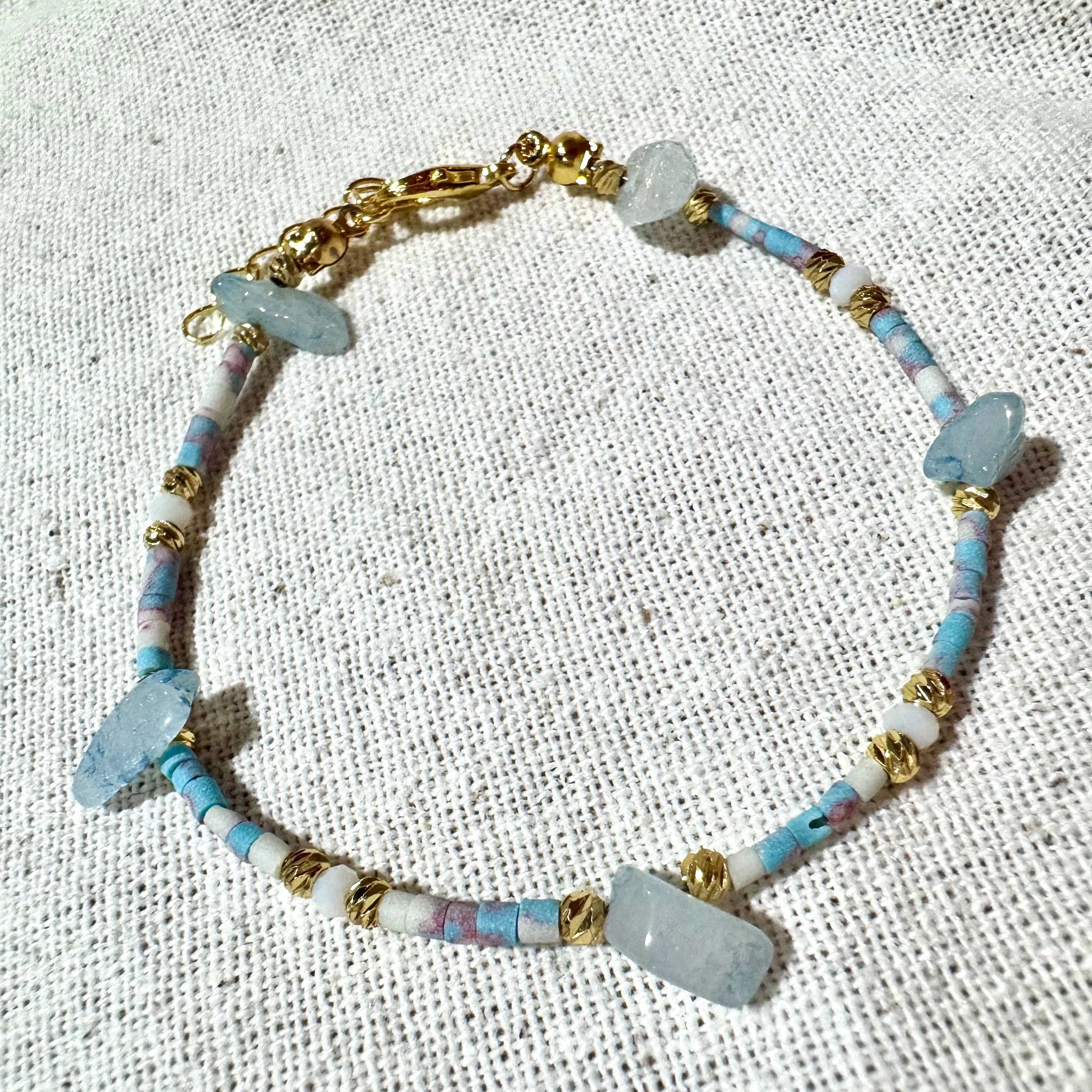 Doğal Taş Minimal Bileklik