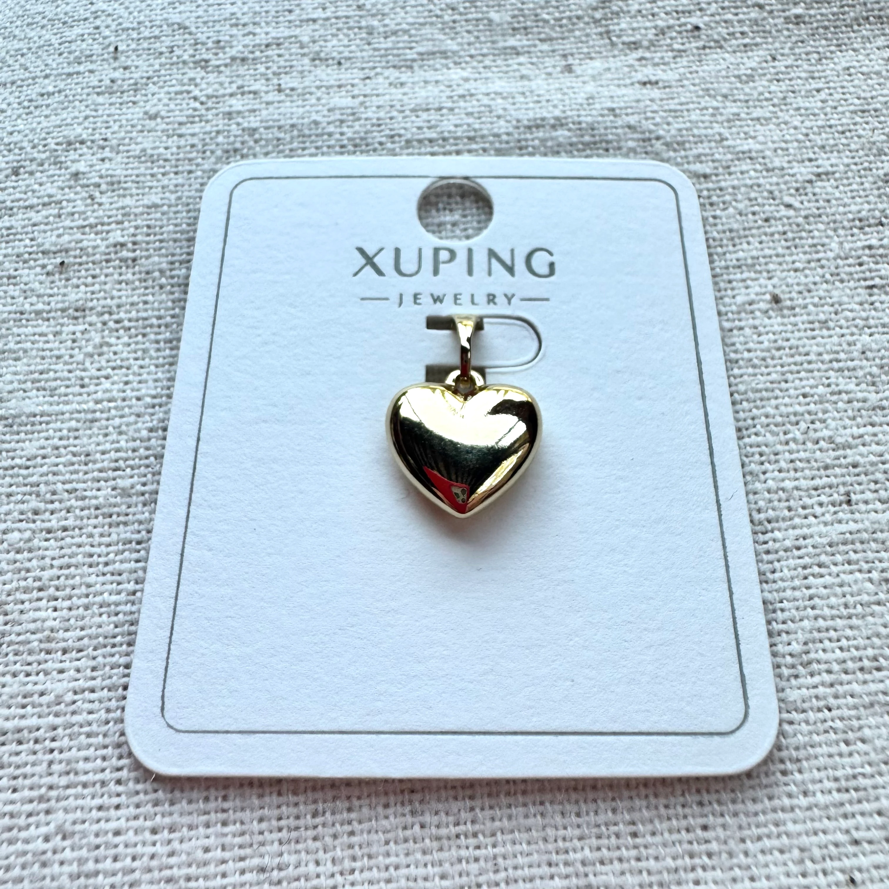 Bombeli Kalp Kolye Ucu