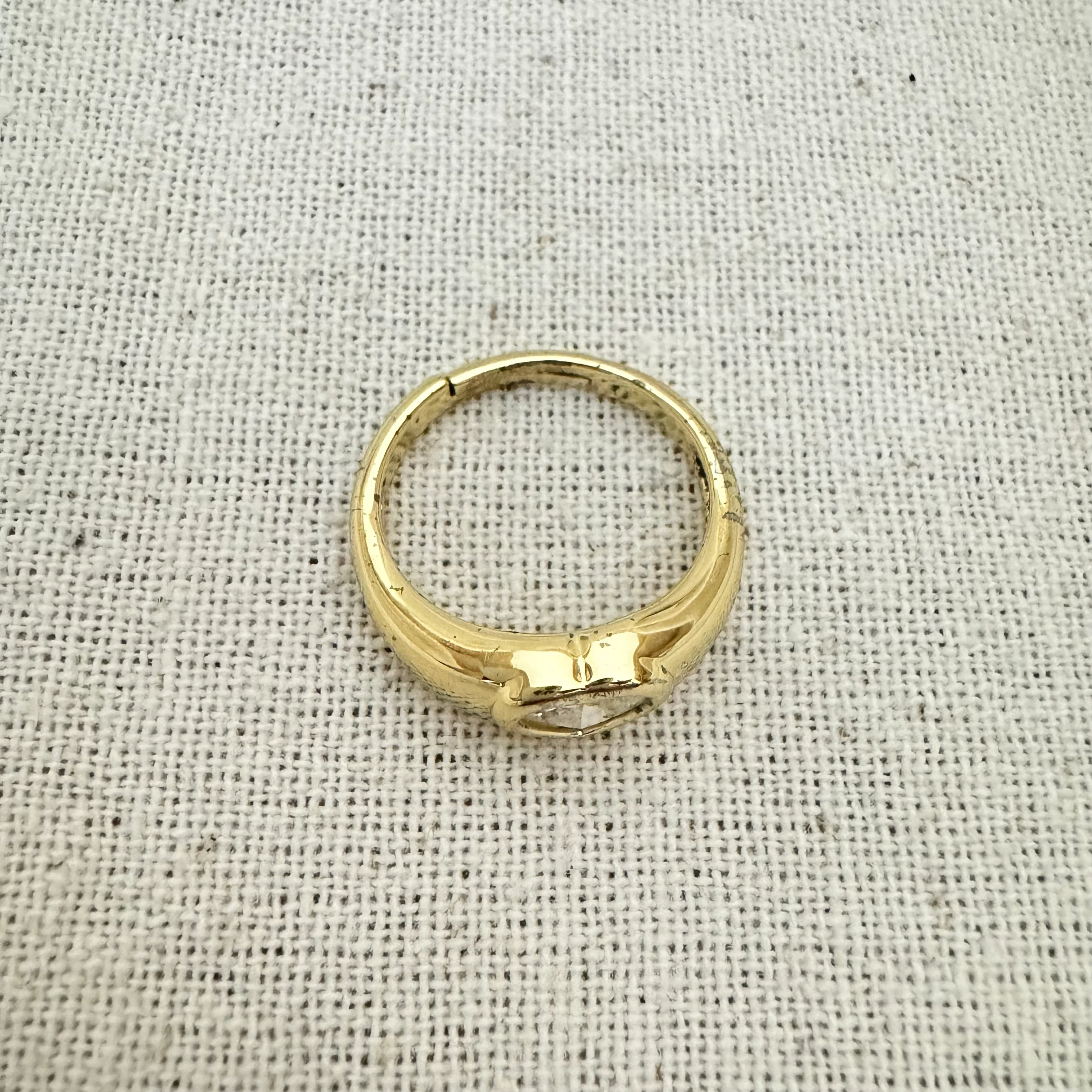 VIP Seri Kalp Taşlı Yüzük