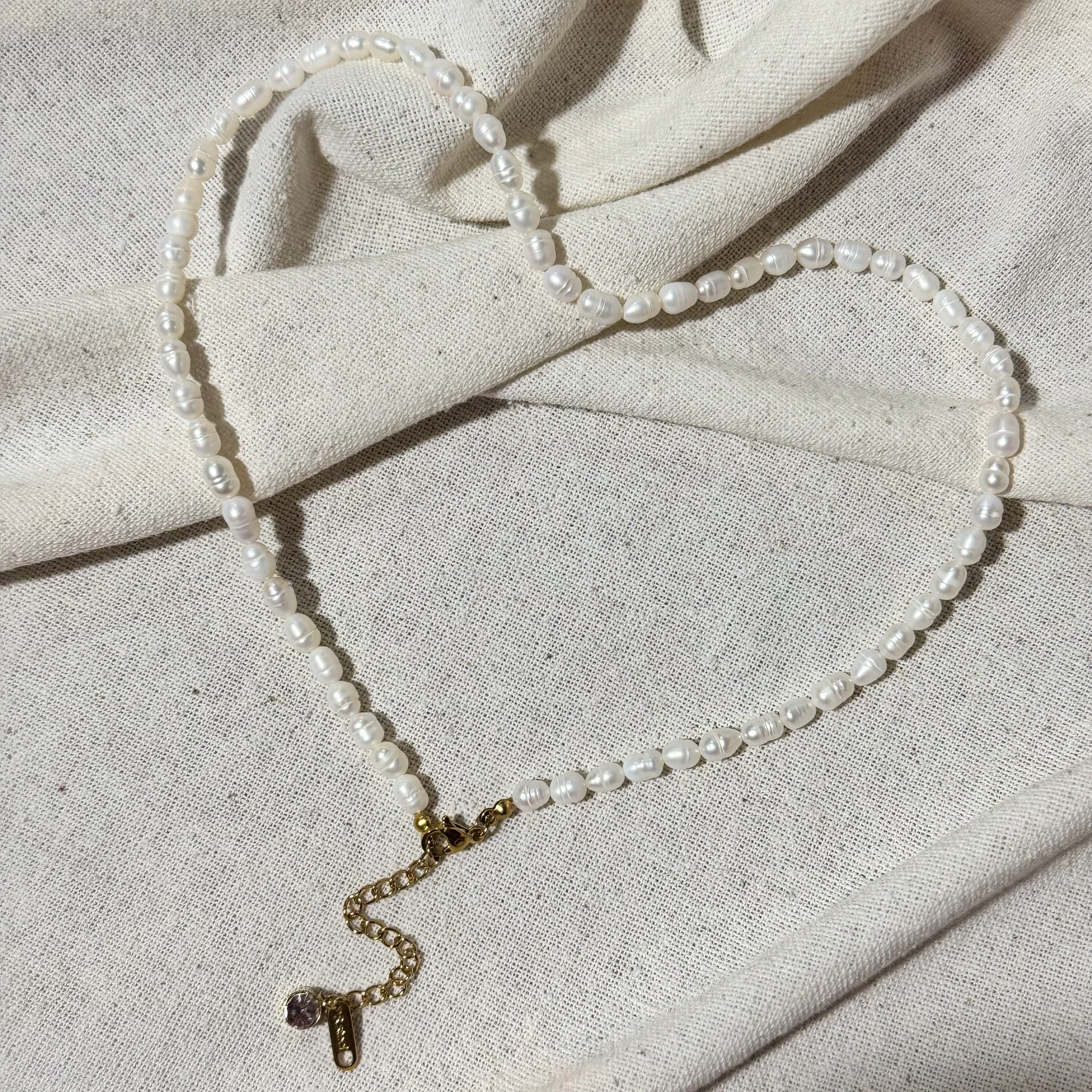 Doğal İnci Minimal Basic Kolye