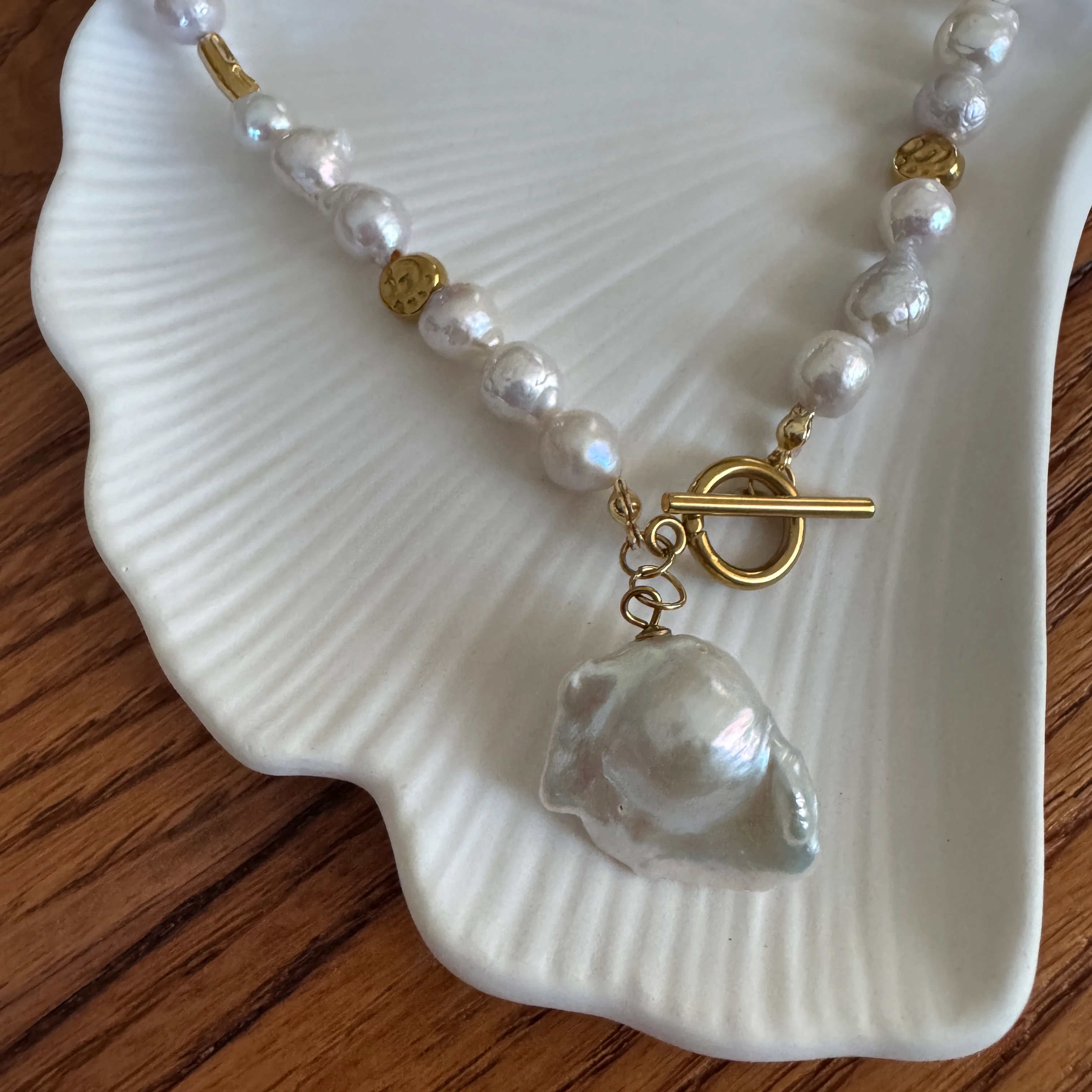 Doğal İnci Sakız İncili Kolye