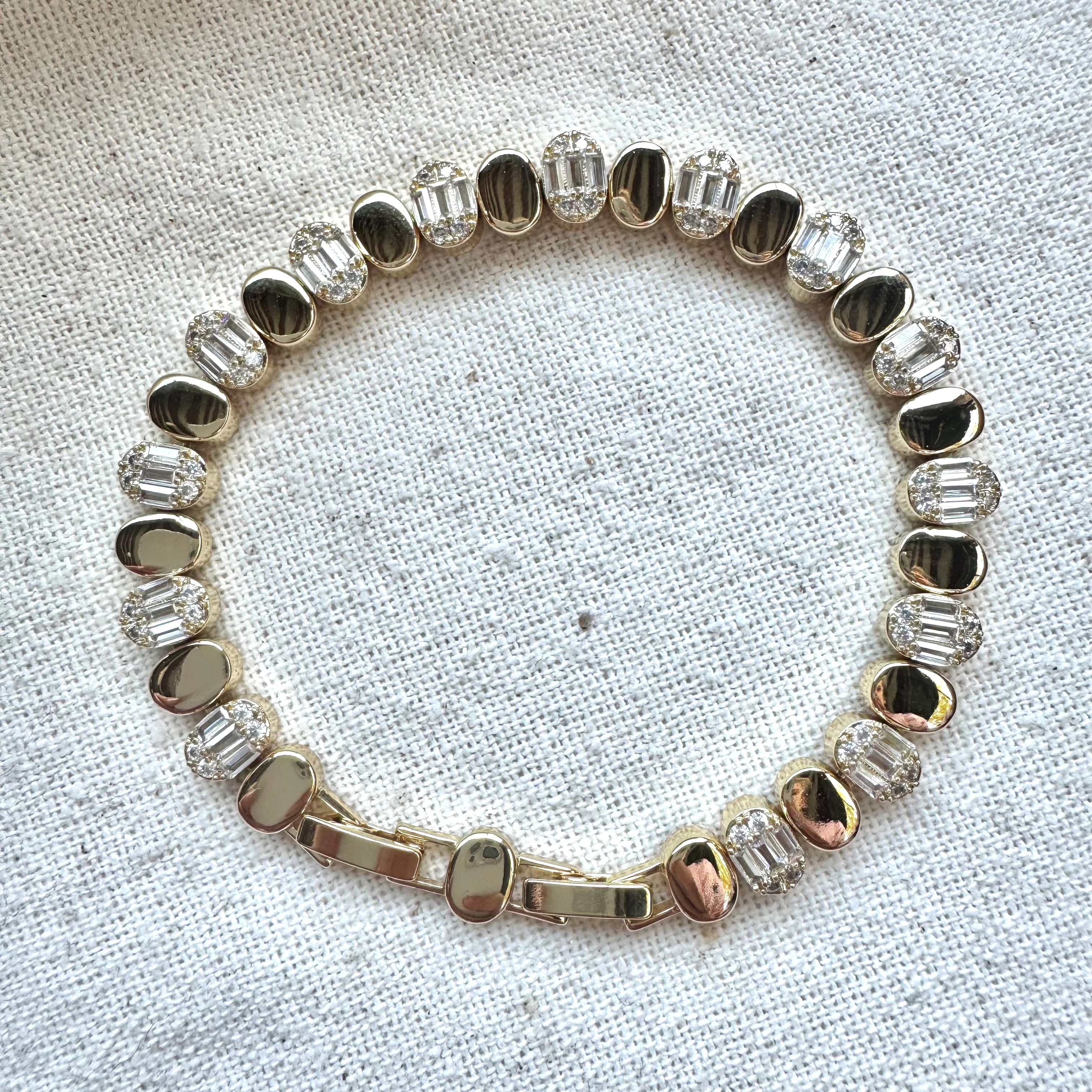 Baget Taşlı Nokta Bileklik