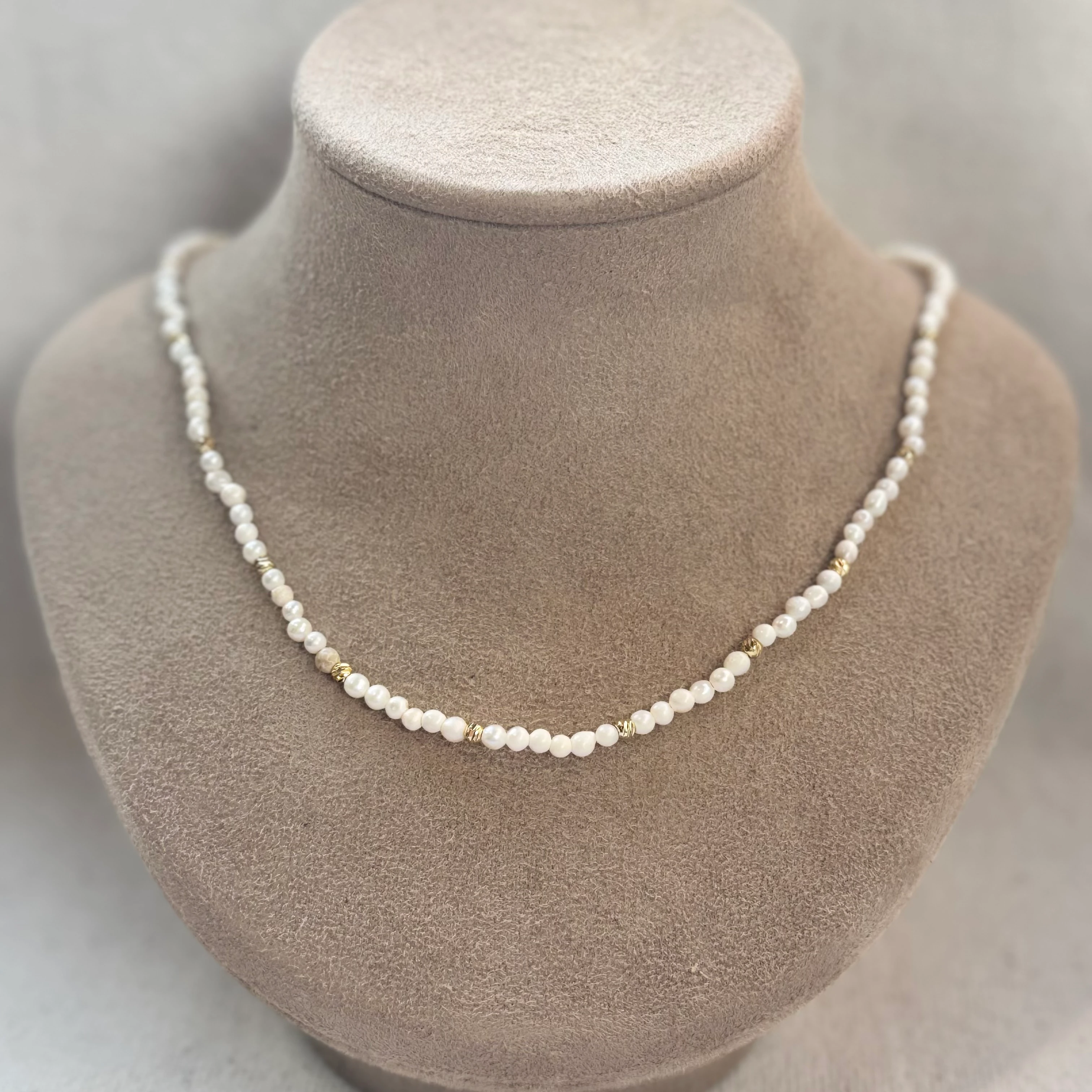 Doğal İnci Minimal Kolye