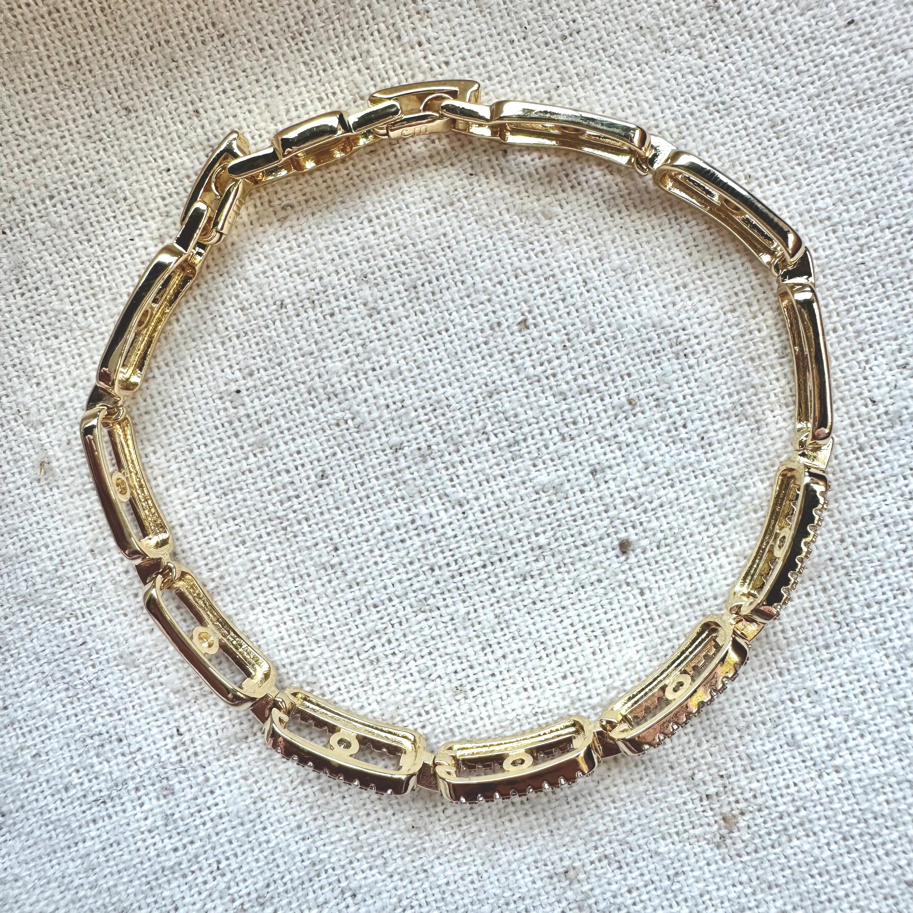 Ara Taşlı Zirkon Bileklik