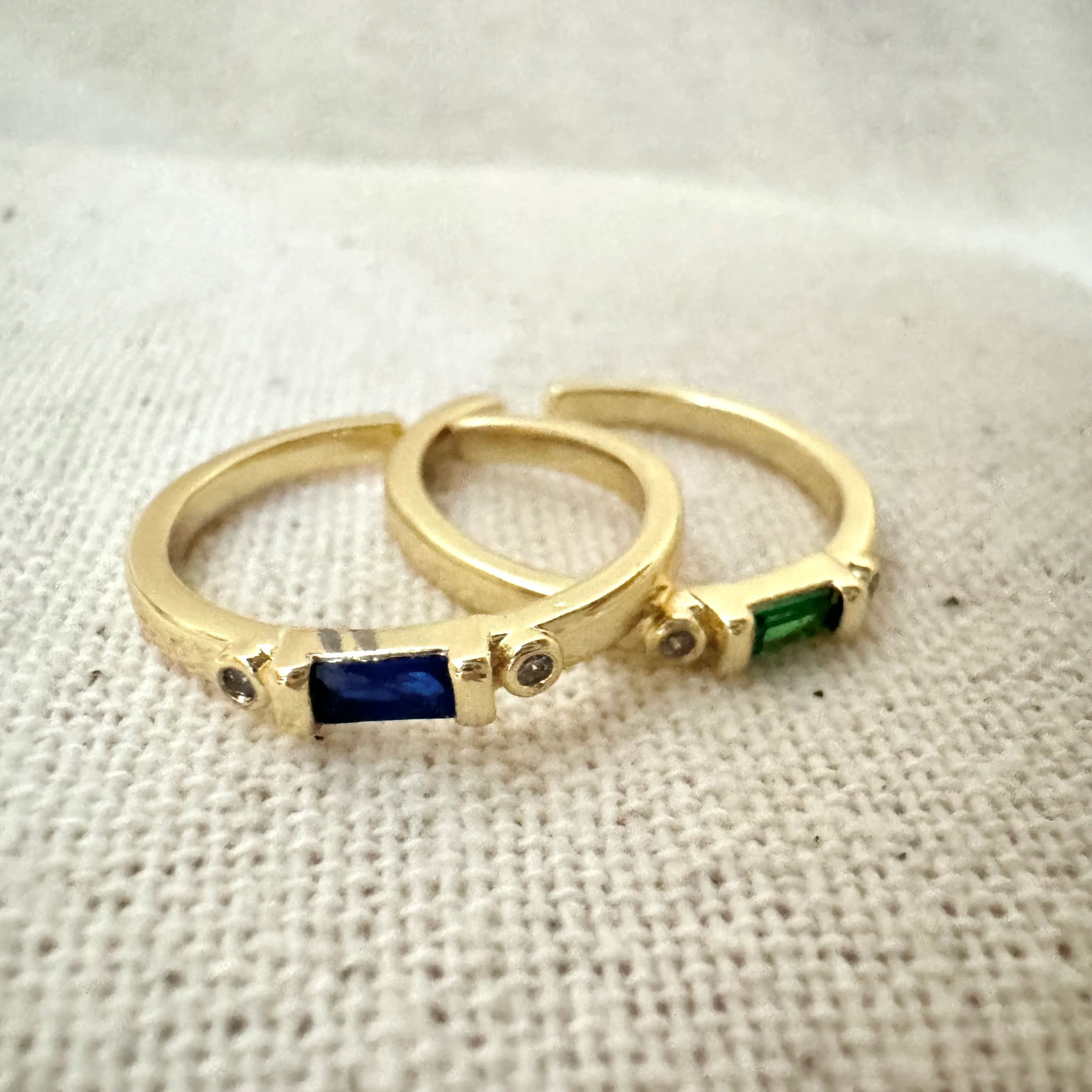 Baget Taşlı Serçe & Eklem Yüzük