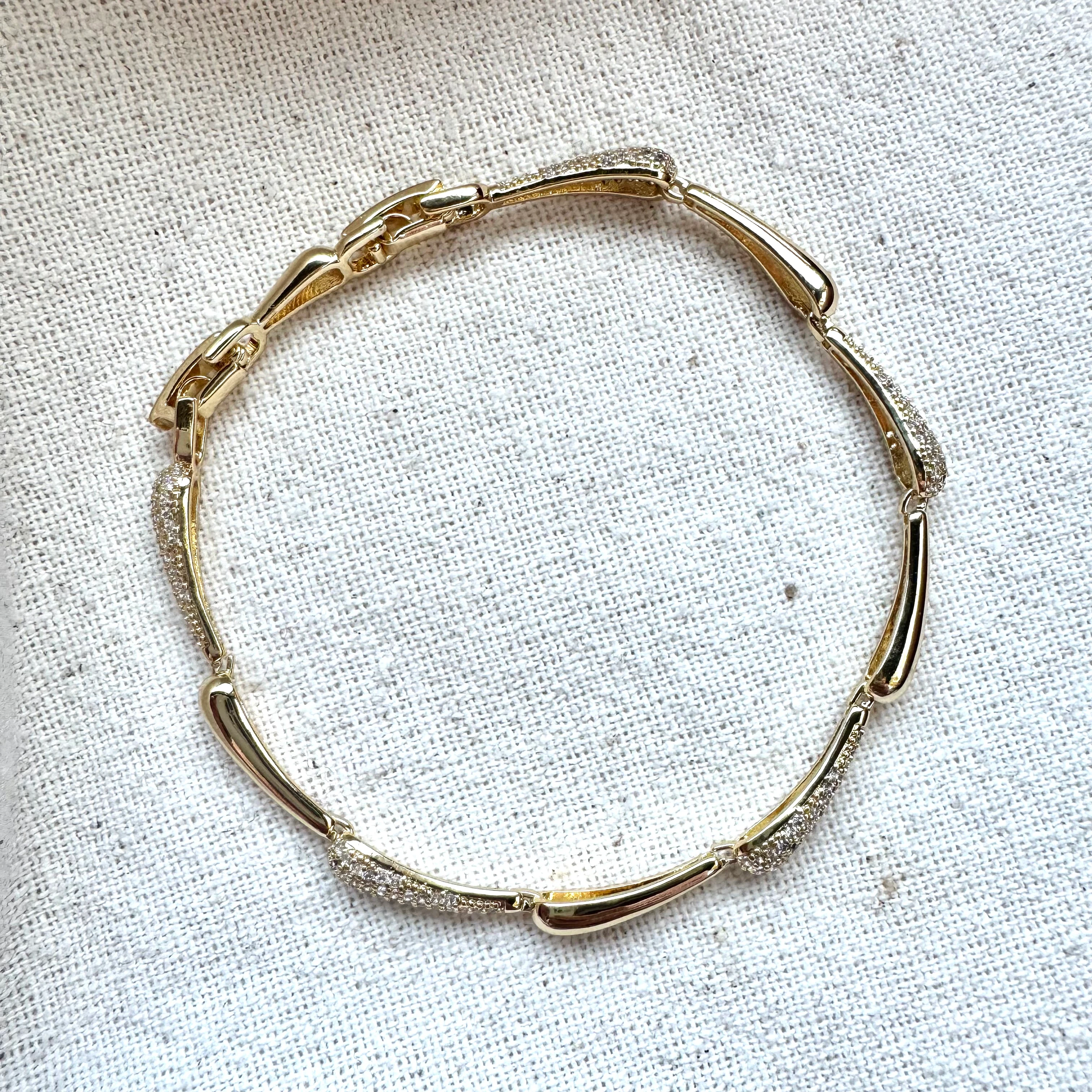 Damla Model Zirkon Bileklik