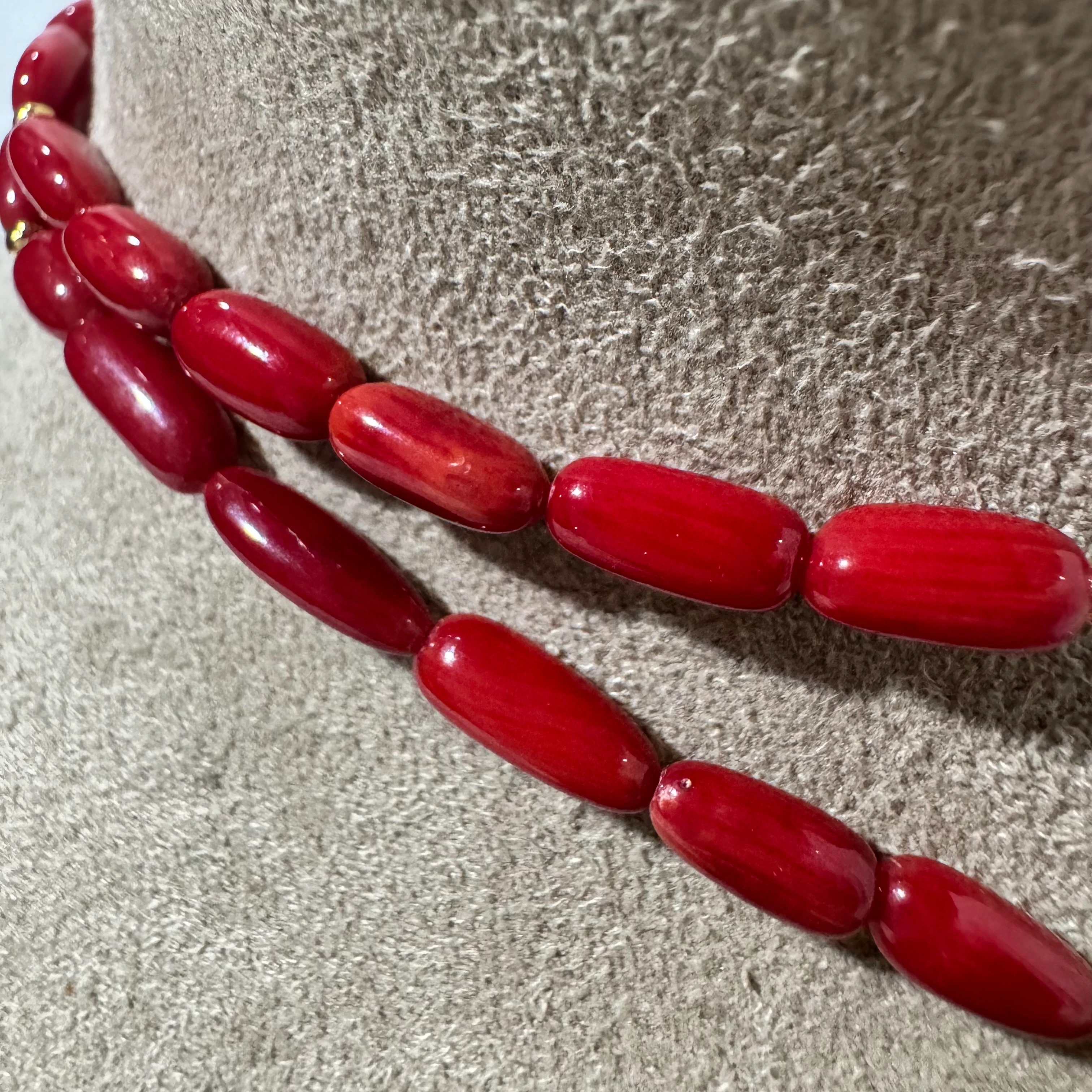 Doğal Mercan Charm Tasarım Kolye