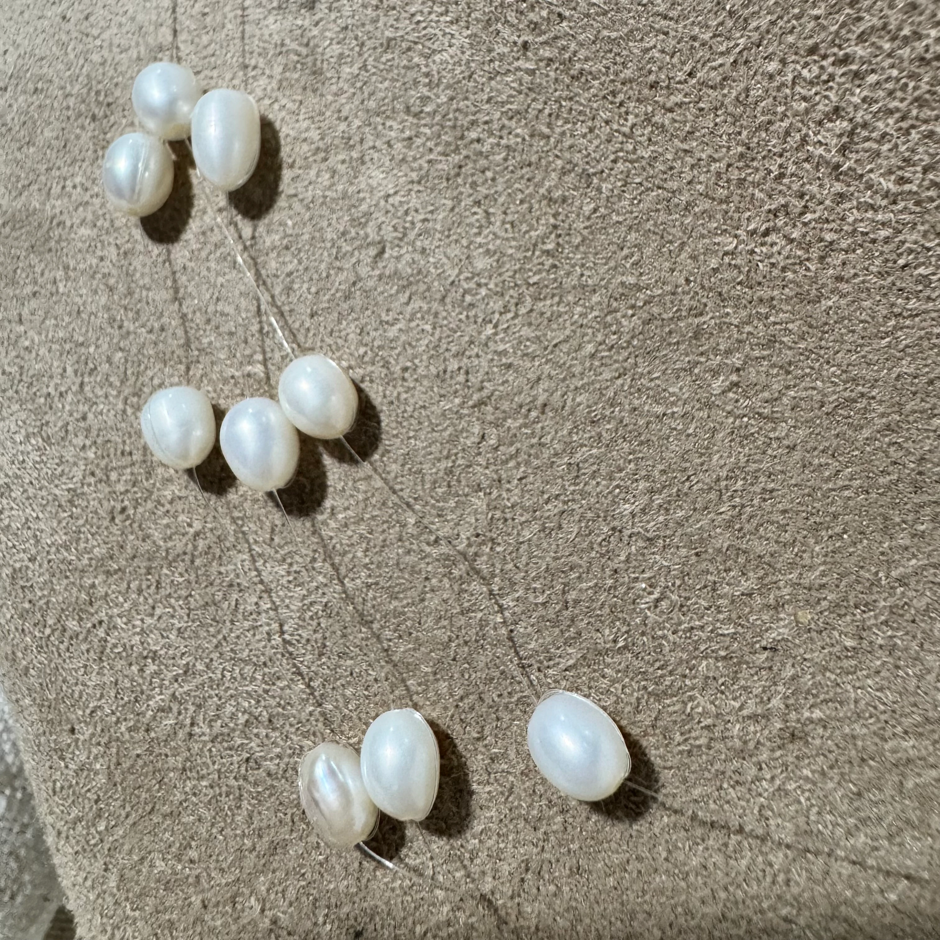 Doğal İnci Tasarım Hayalet Kolye