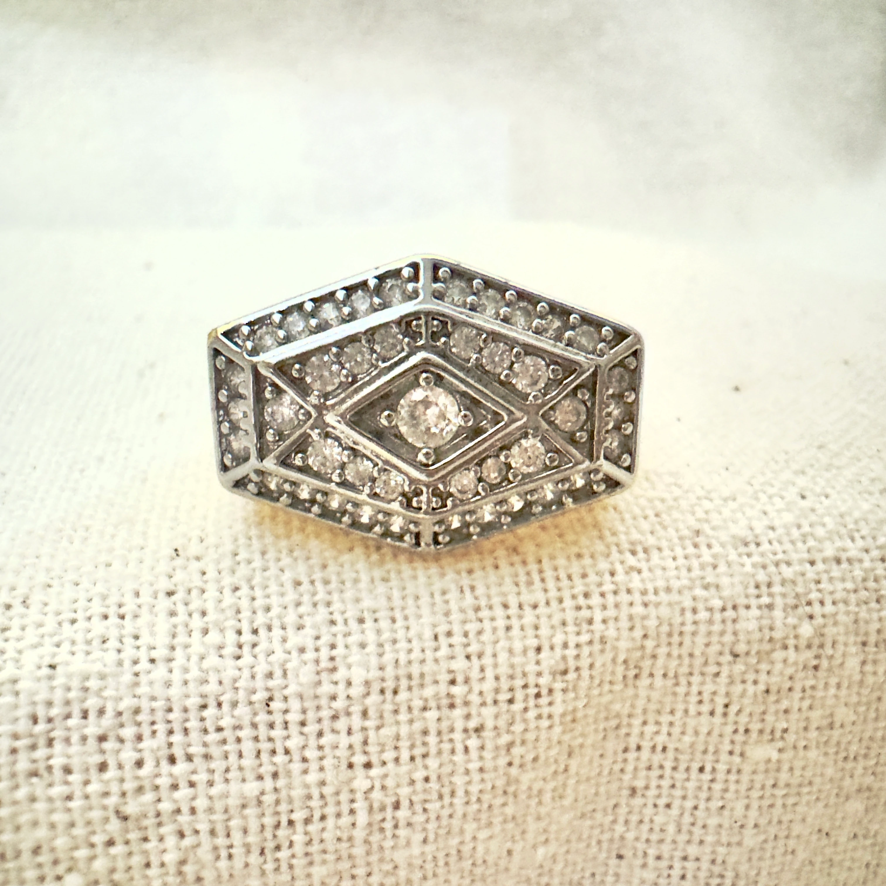 Çift Renk Mega Taşlı Yüzük