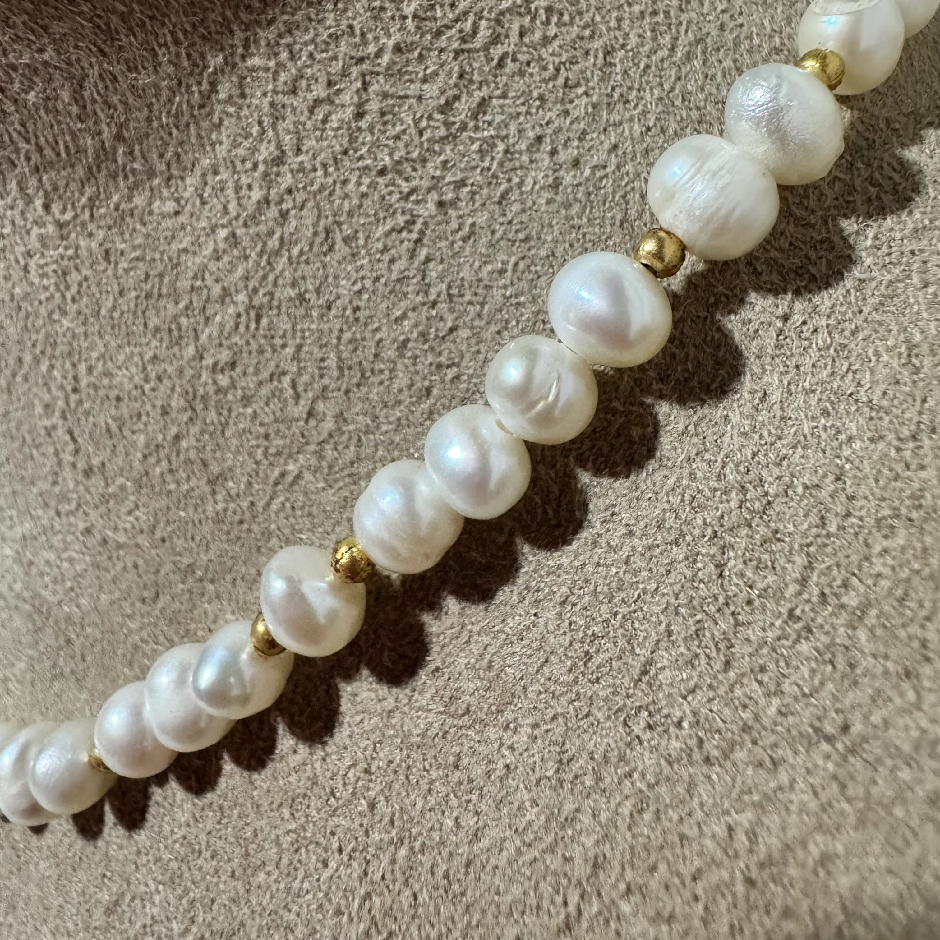 Doğal İnci Vintage Charm Tasarım Kolye