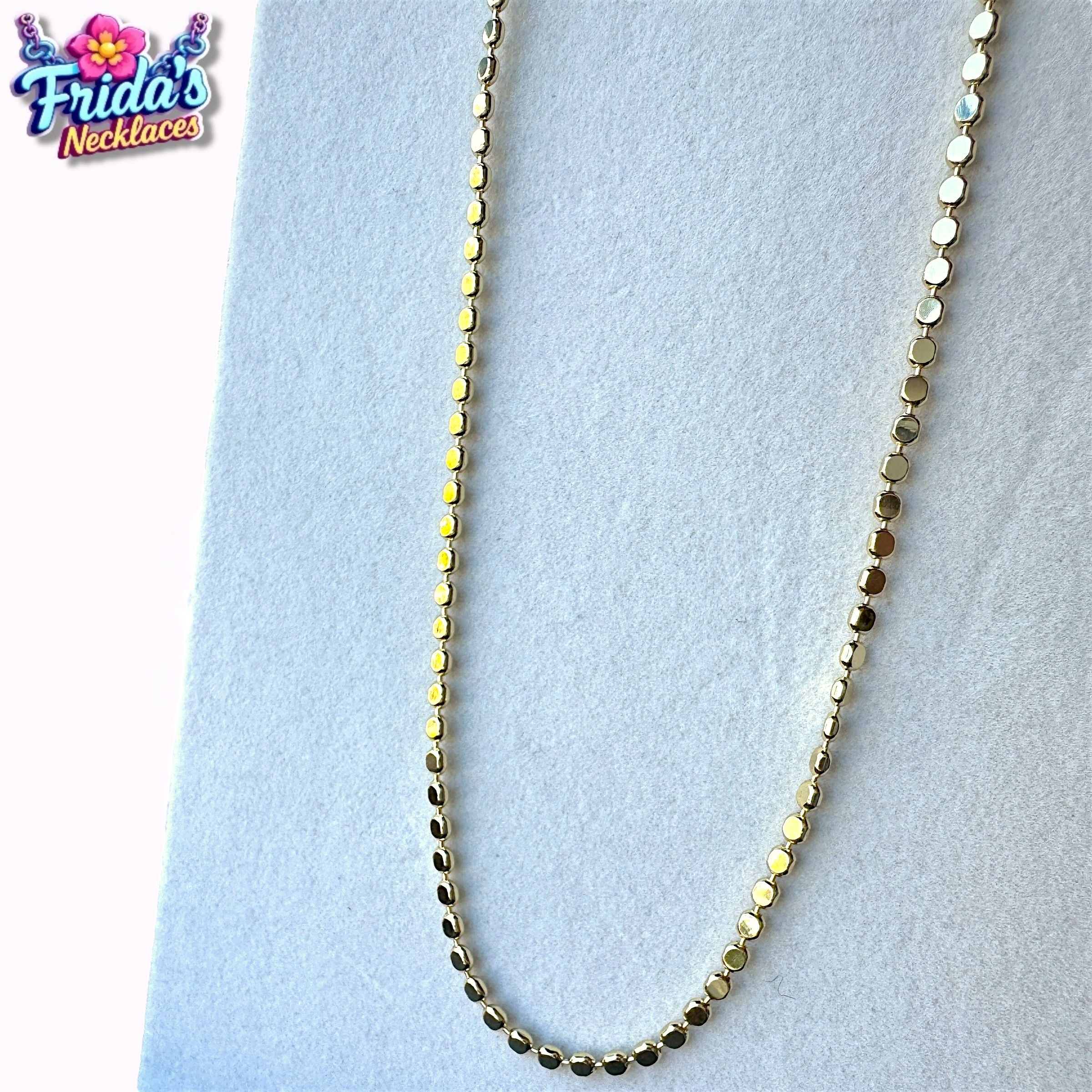 VIP Seri Gold Uzun Ezme Pul Zincir