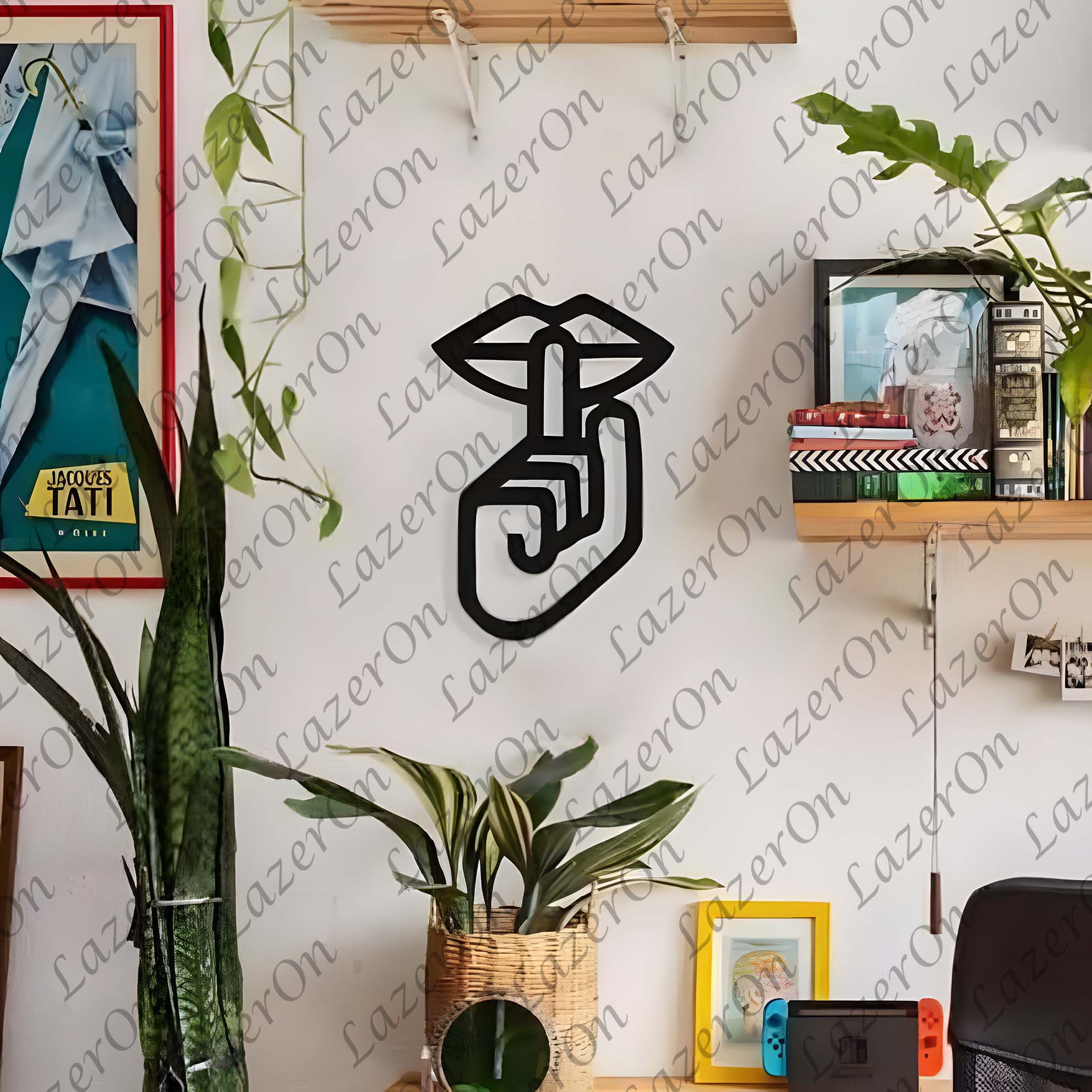 Sessizliğin Şık İfadesi: Modern "Sus İşareti" Duvar Panosu