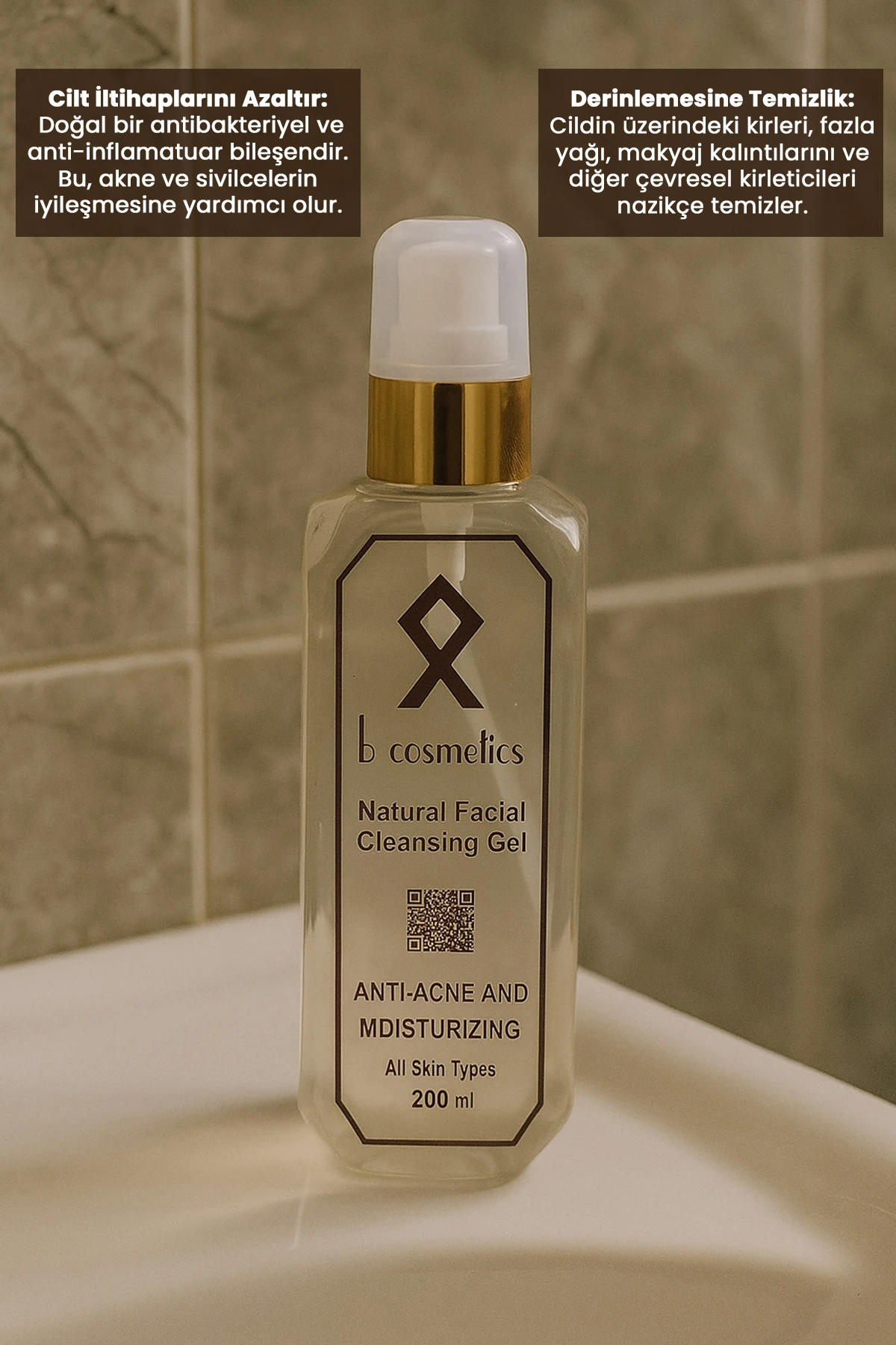 Yüz Temizleme Jeli Tüm Ciltler İçin 200 ml