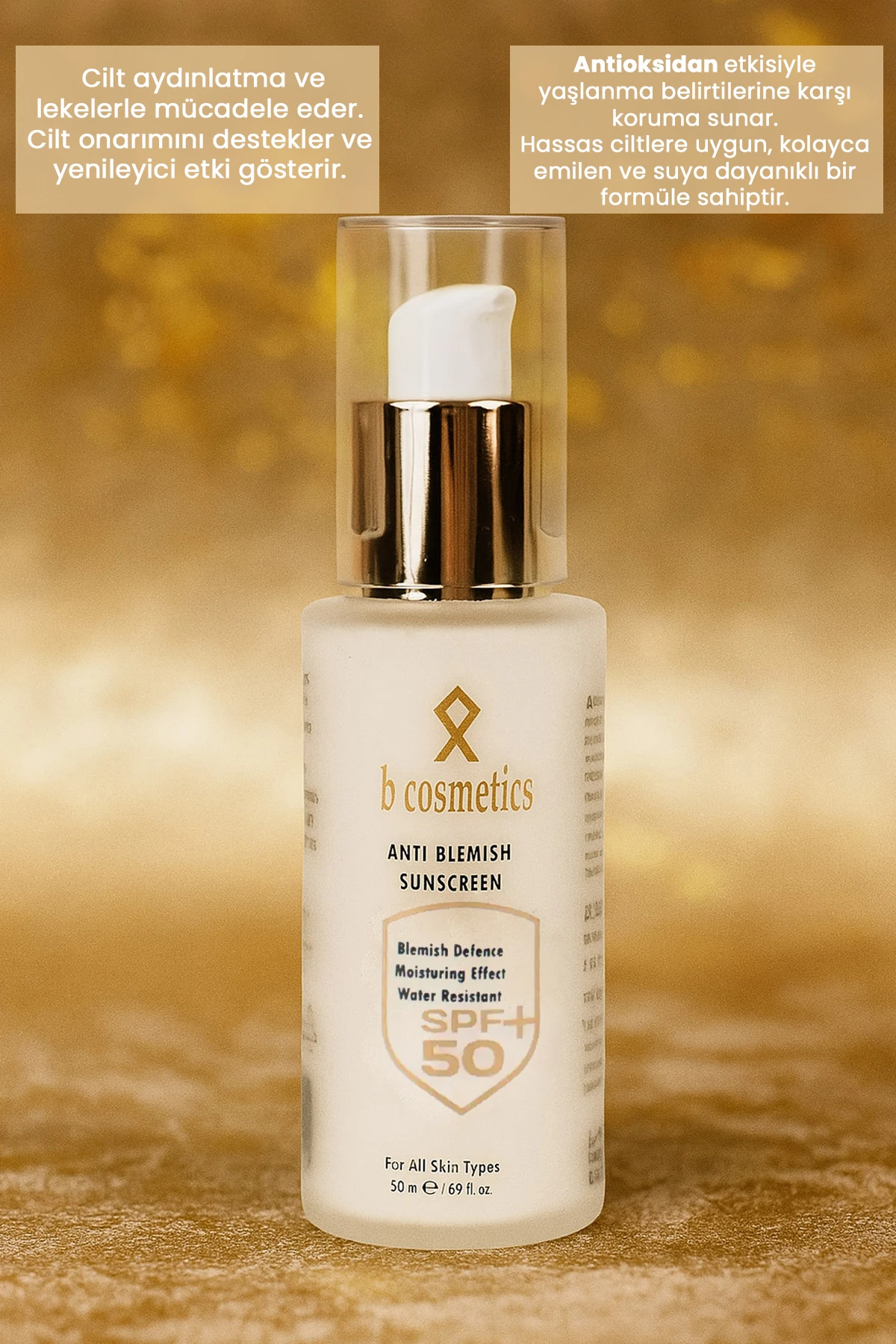 Yüz ve Vücut Güneş Kremi SPF 50+  Tüm Ciltler İçin