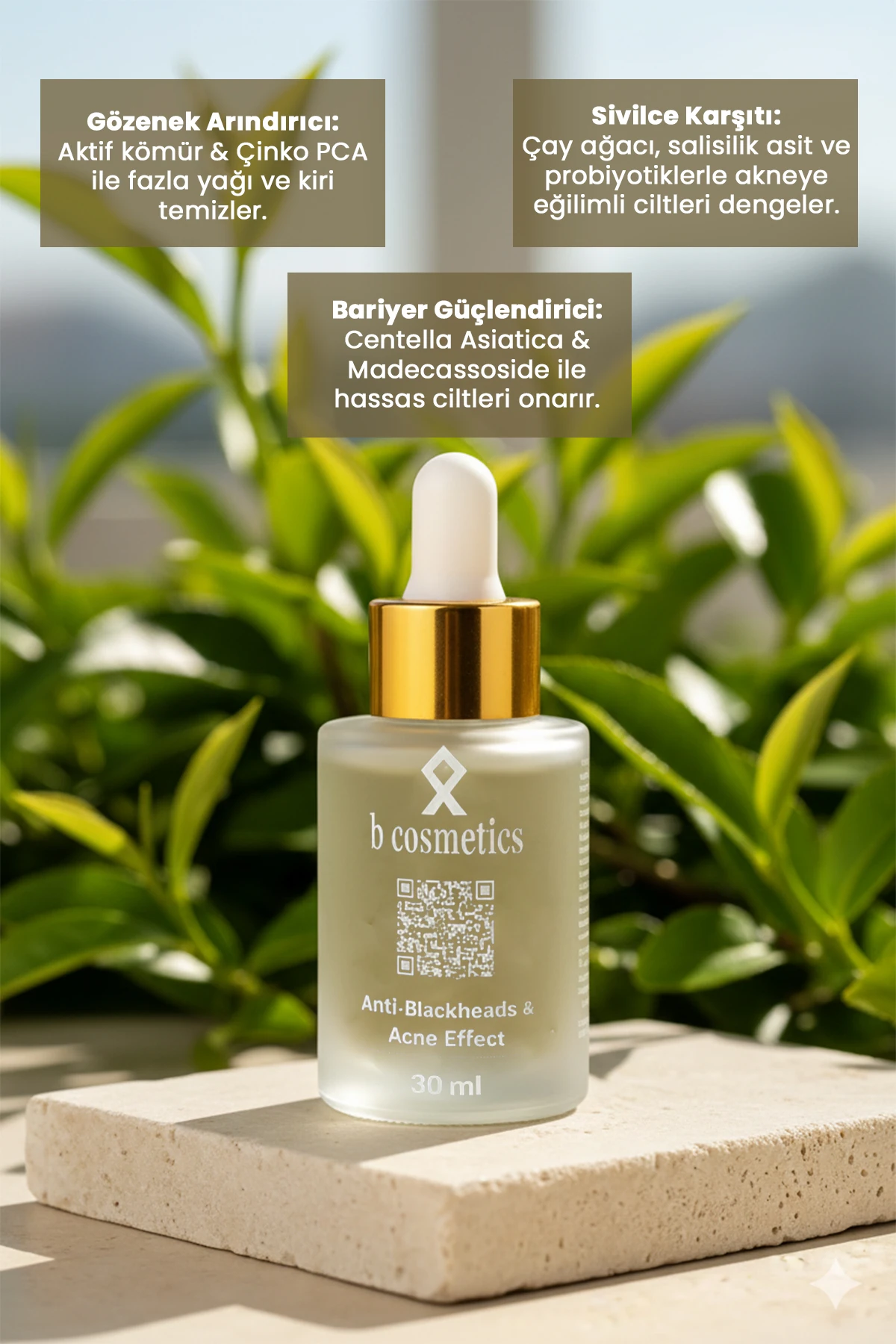 Akne Effect Gözenek Karşıtı Cilt Serumu – 30 ml