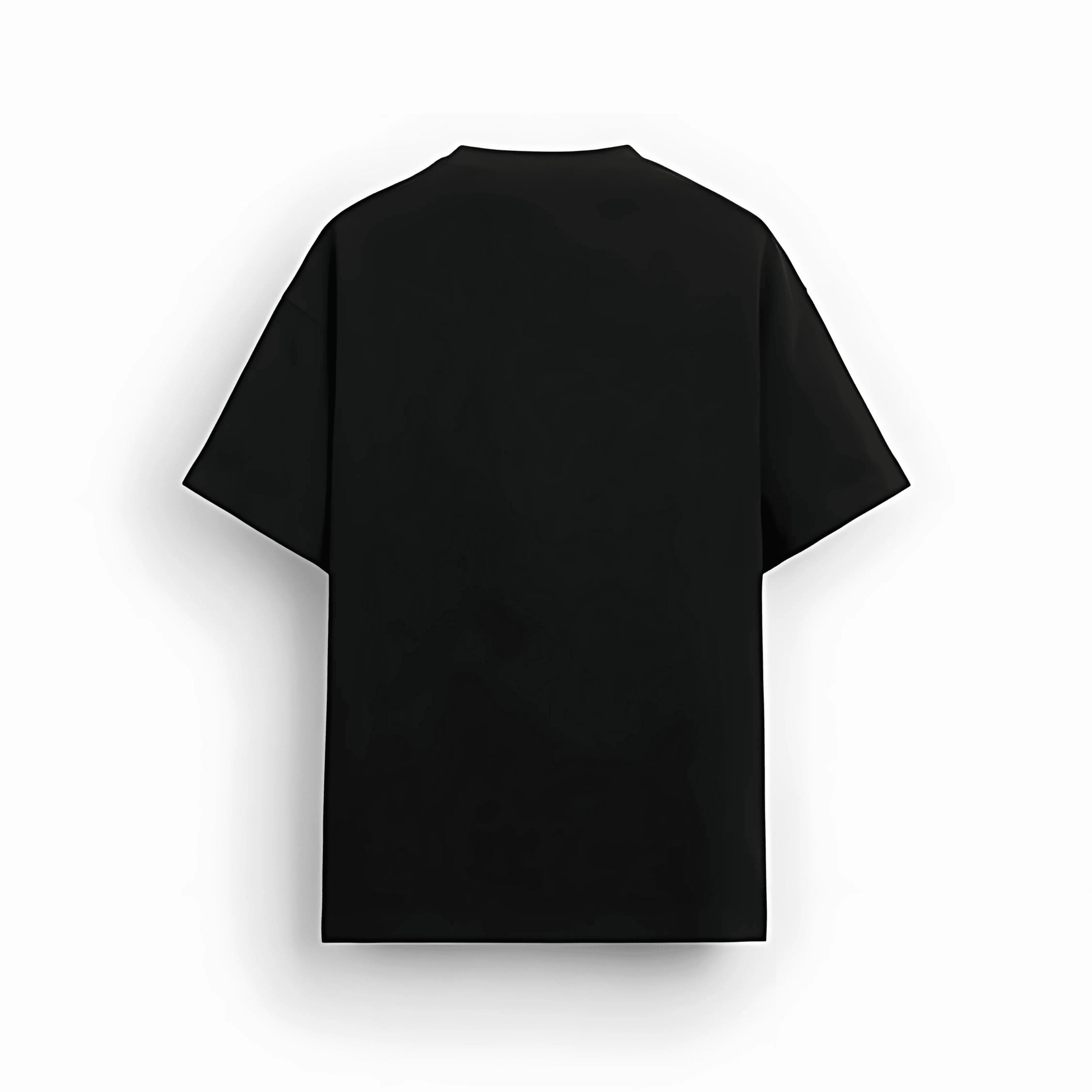 X-base özellikli oversize t-shirt - SIYAH