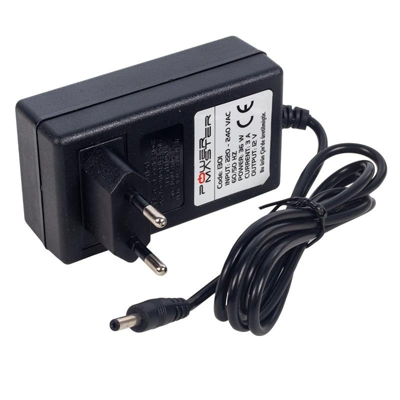 Powermaster PM-1301 12V 3A 3.5x1.35 Vera Yazarkasa Pos İçin Adaptör