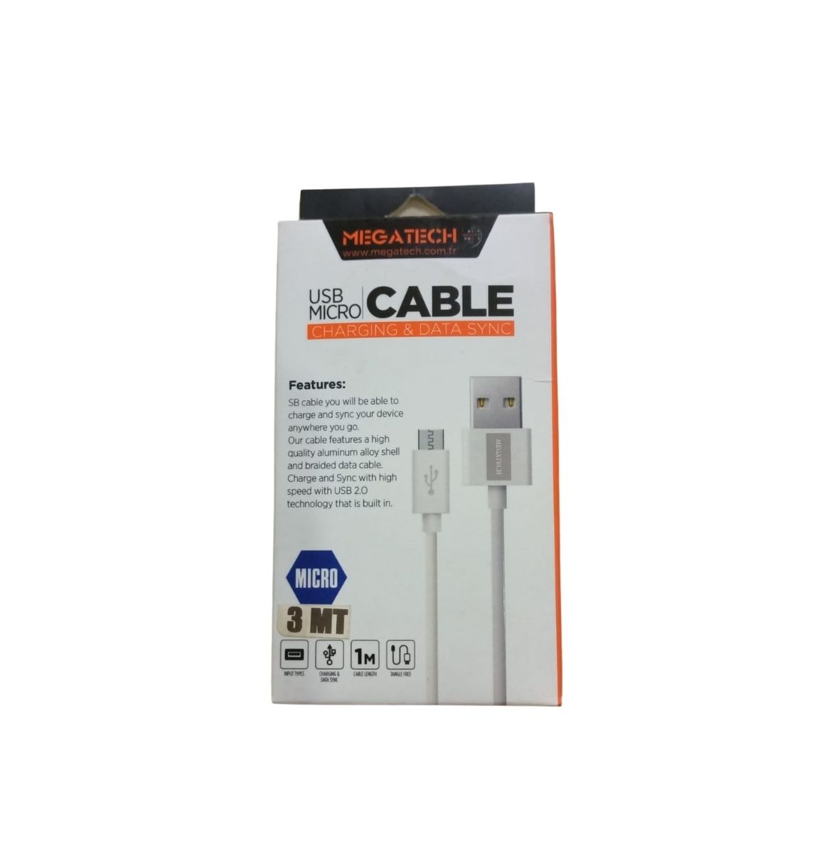 Megatech 3M Micro Usb Şarj Kablosu